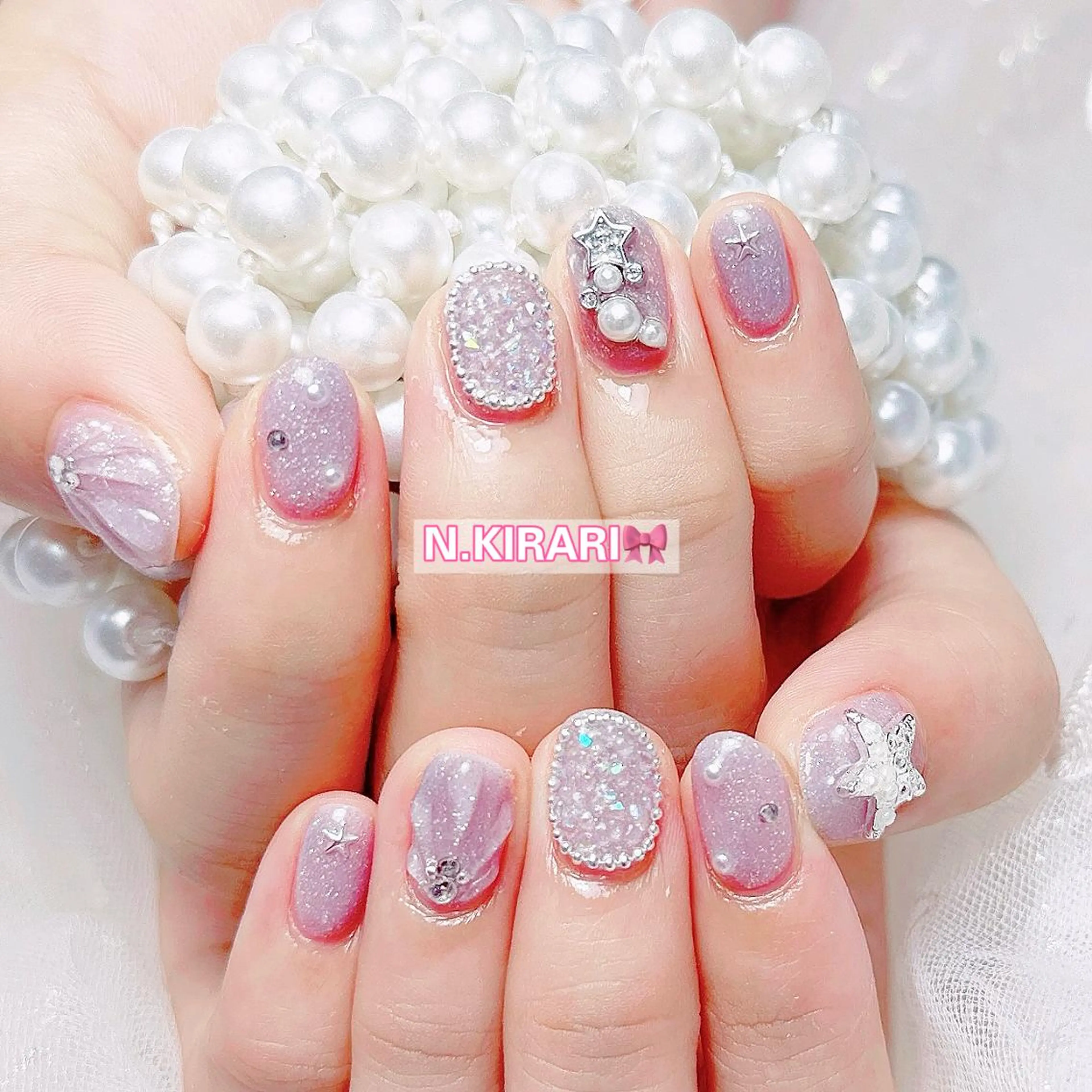 ネイル 🎀 ユズ 🎀のネイルデザイン
