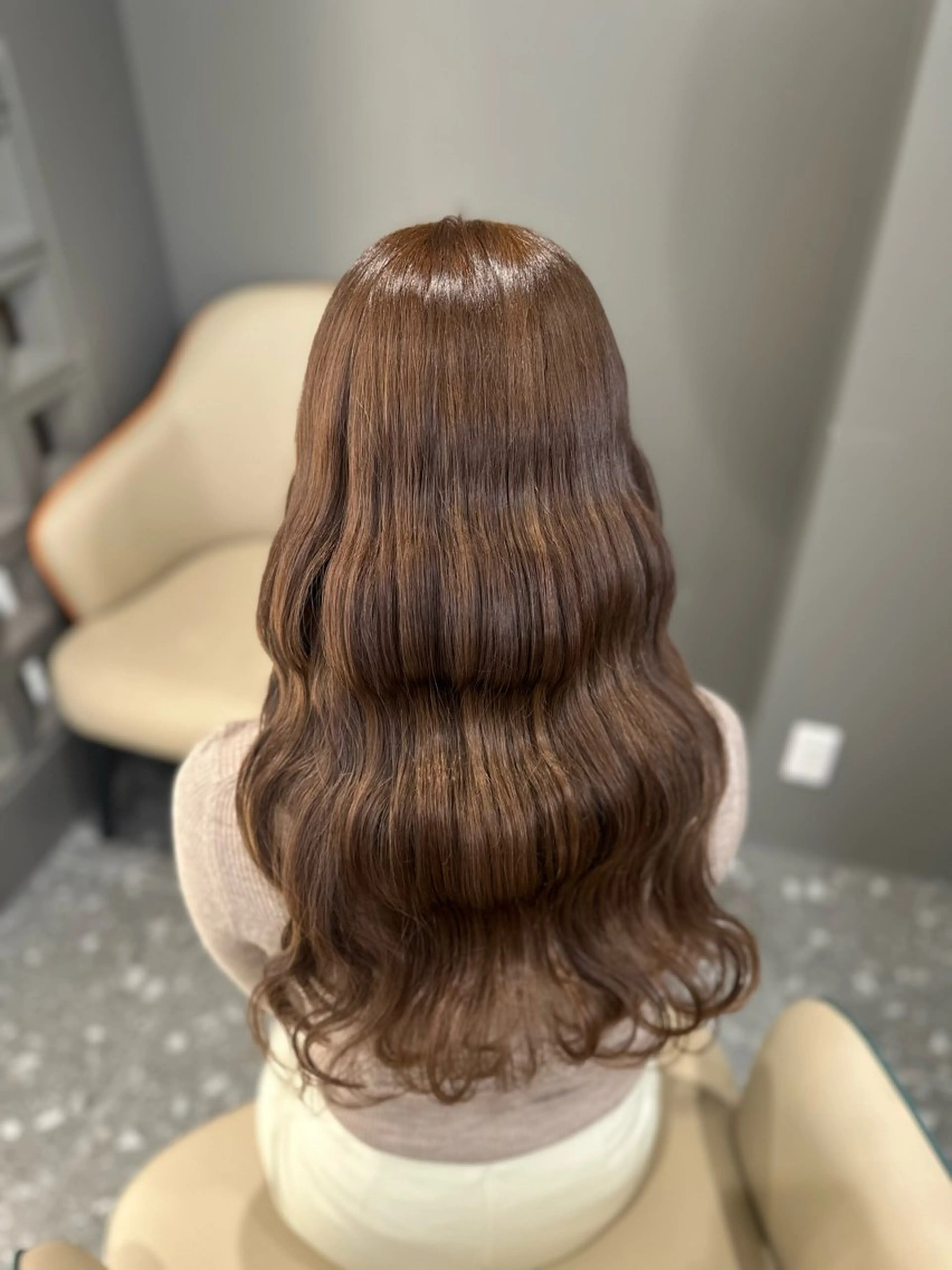 ロング カラー ヘアカラー トリートメント 🎀ちゃんりお🎀 /ブリーチなしカラーのヘアスタイル