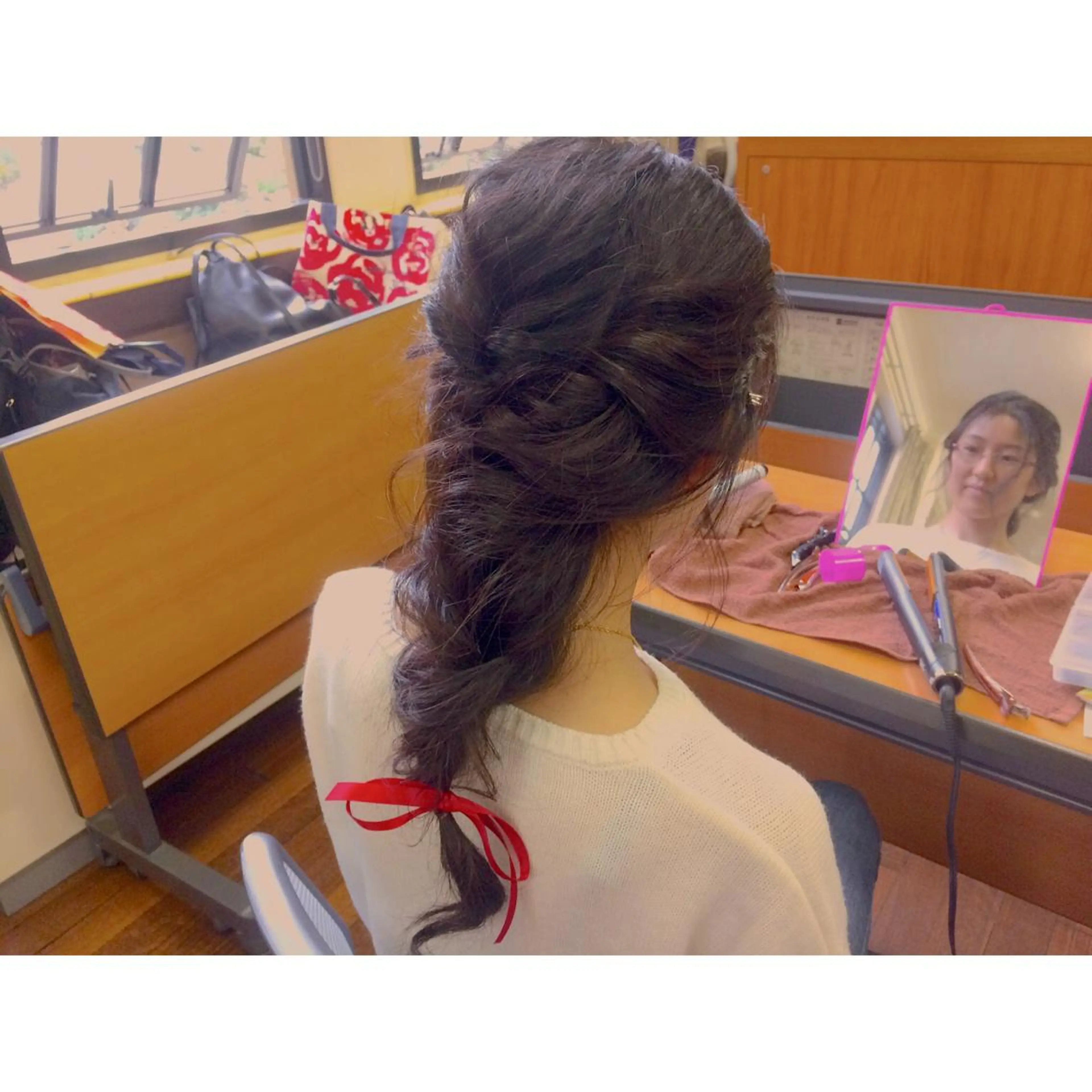 ヘアアレンジ 藤井 菜緒のヘアスタイル