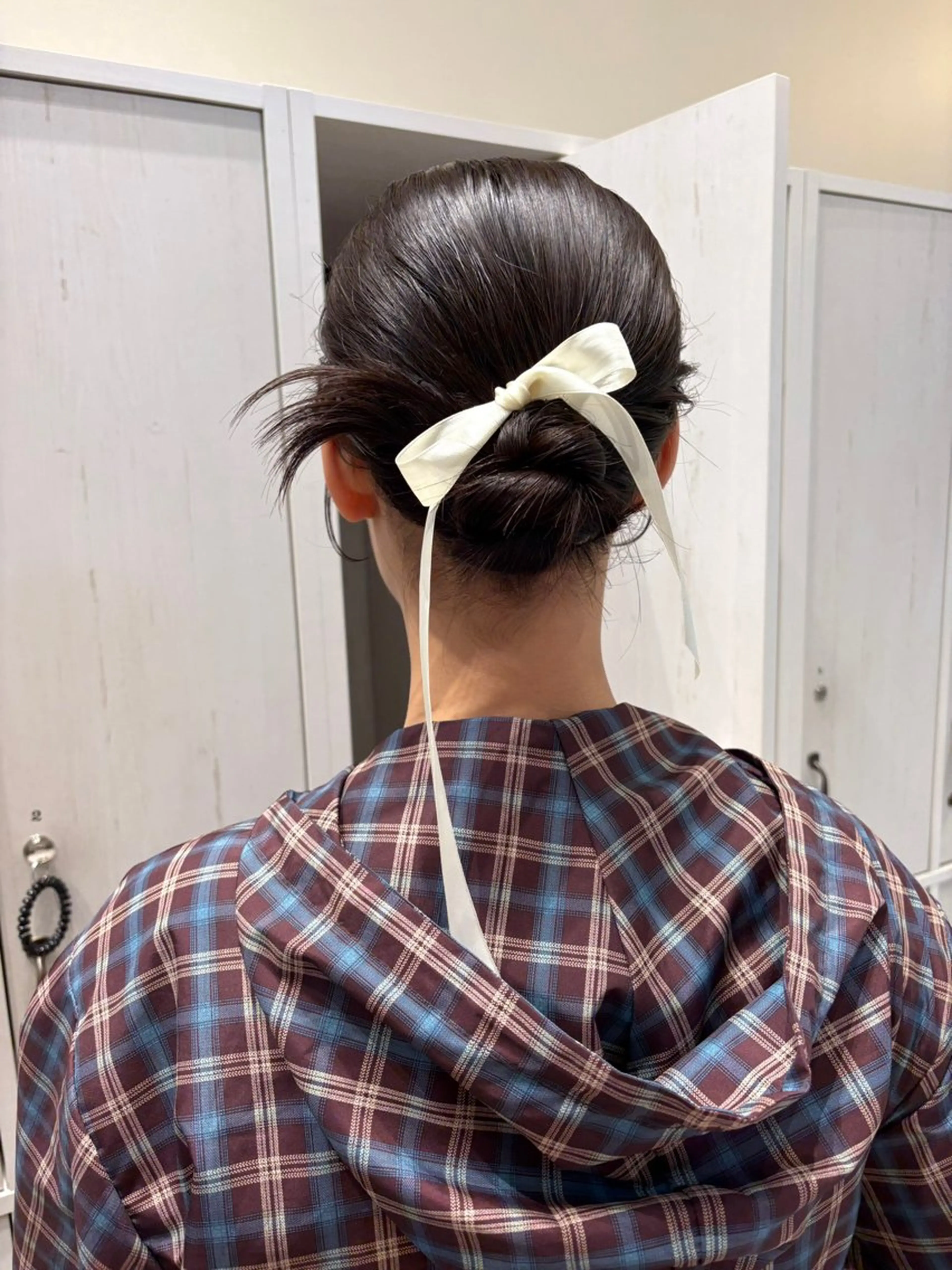 ヘアアレンジ つちだ ゆうひ / 暗髪カラー⟡.·のヘアスタイル