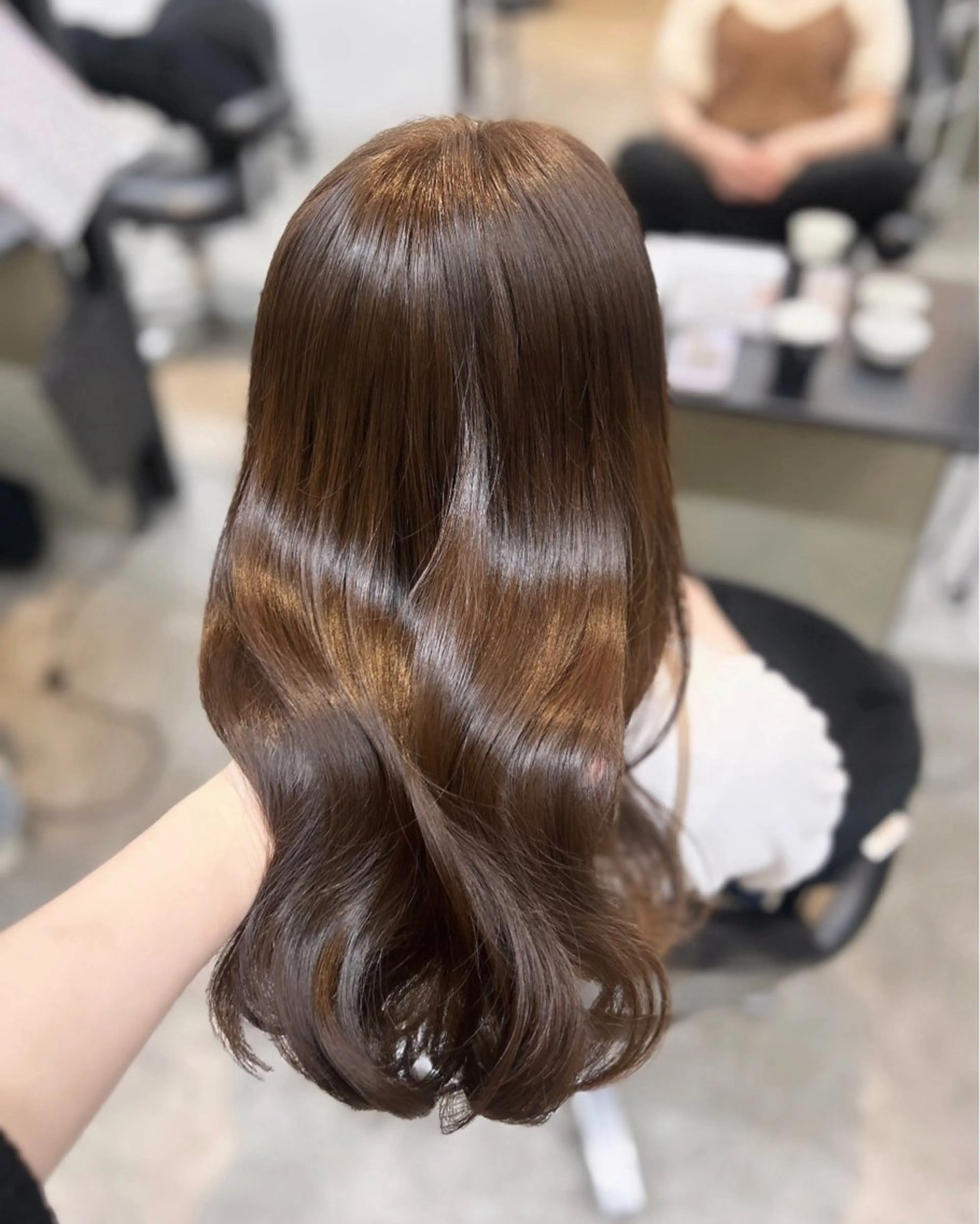 ロング ヘアカラー 透明感カラー୨୧ 松山理桜🩰˖ ࣪⊹のヘアスタイル