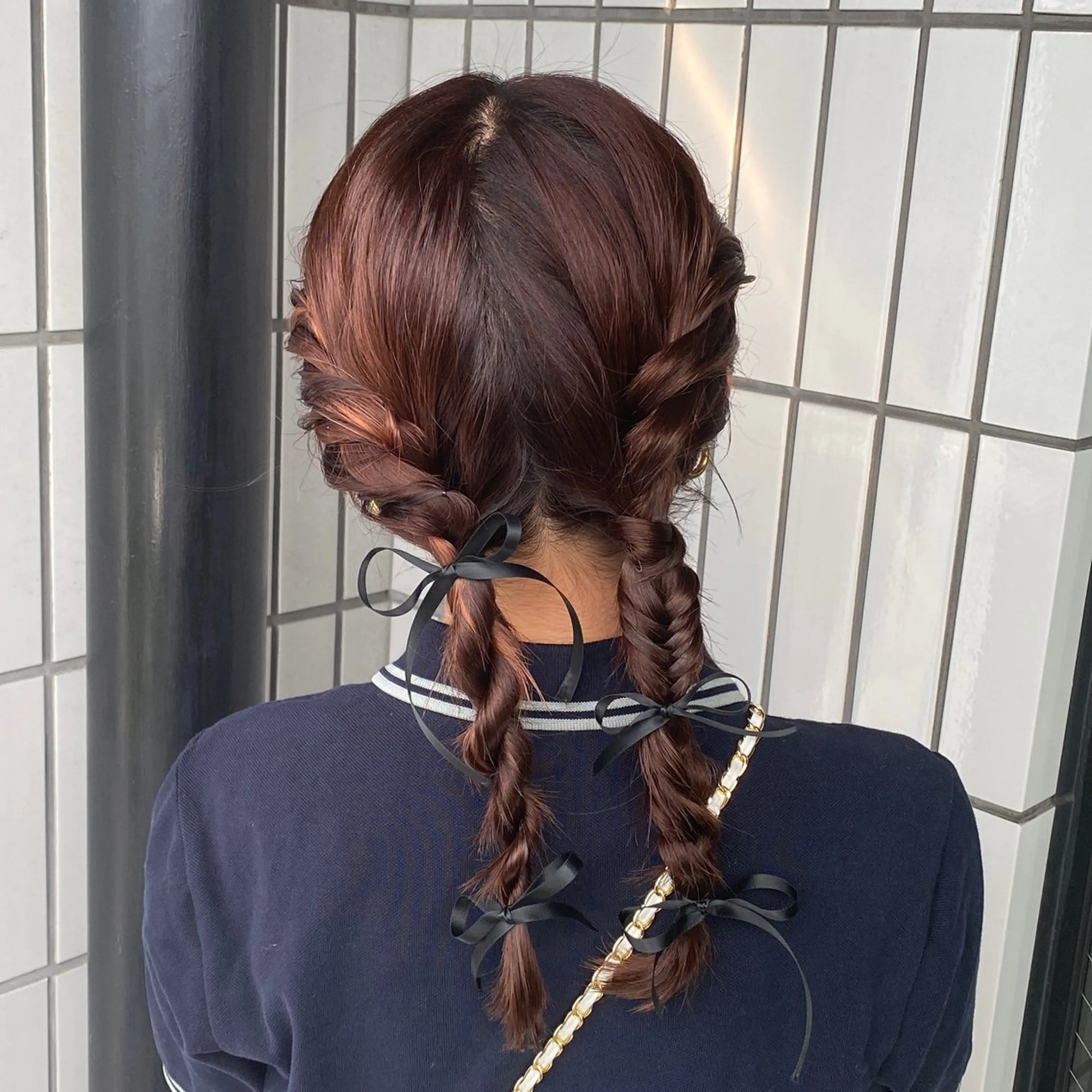 カラー ヘアアレンジ 💫miyu💫デザ インカラー/アレンジのヘアスタイル