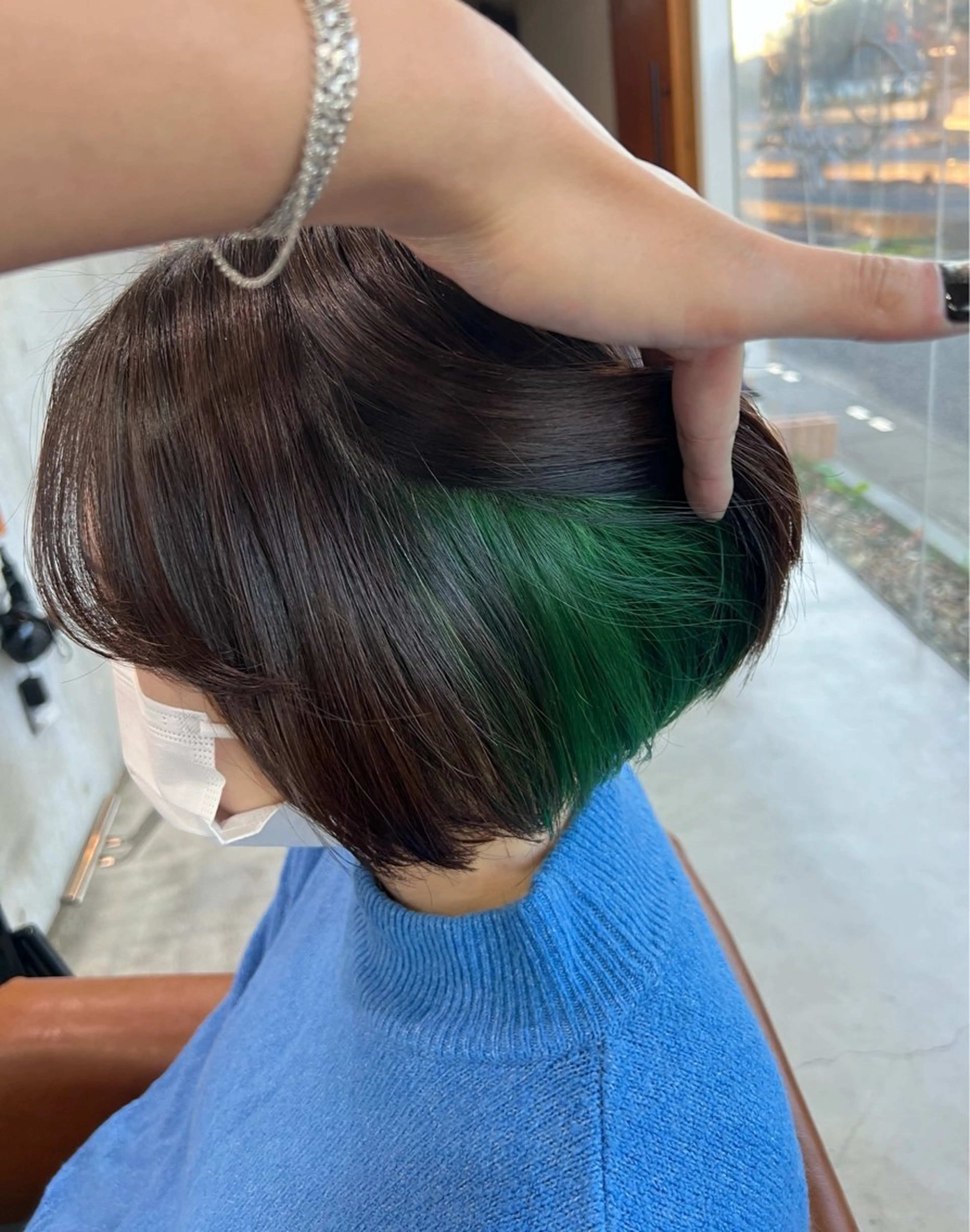 ミディアム ヘアカラー 🫧透明感カラー/ 縮毛矯正☁️Hiroのヘアスタイル