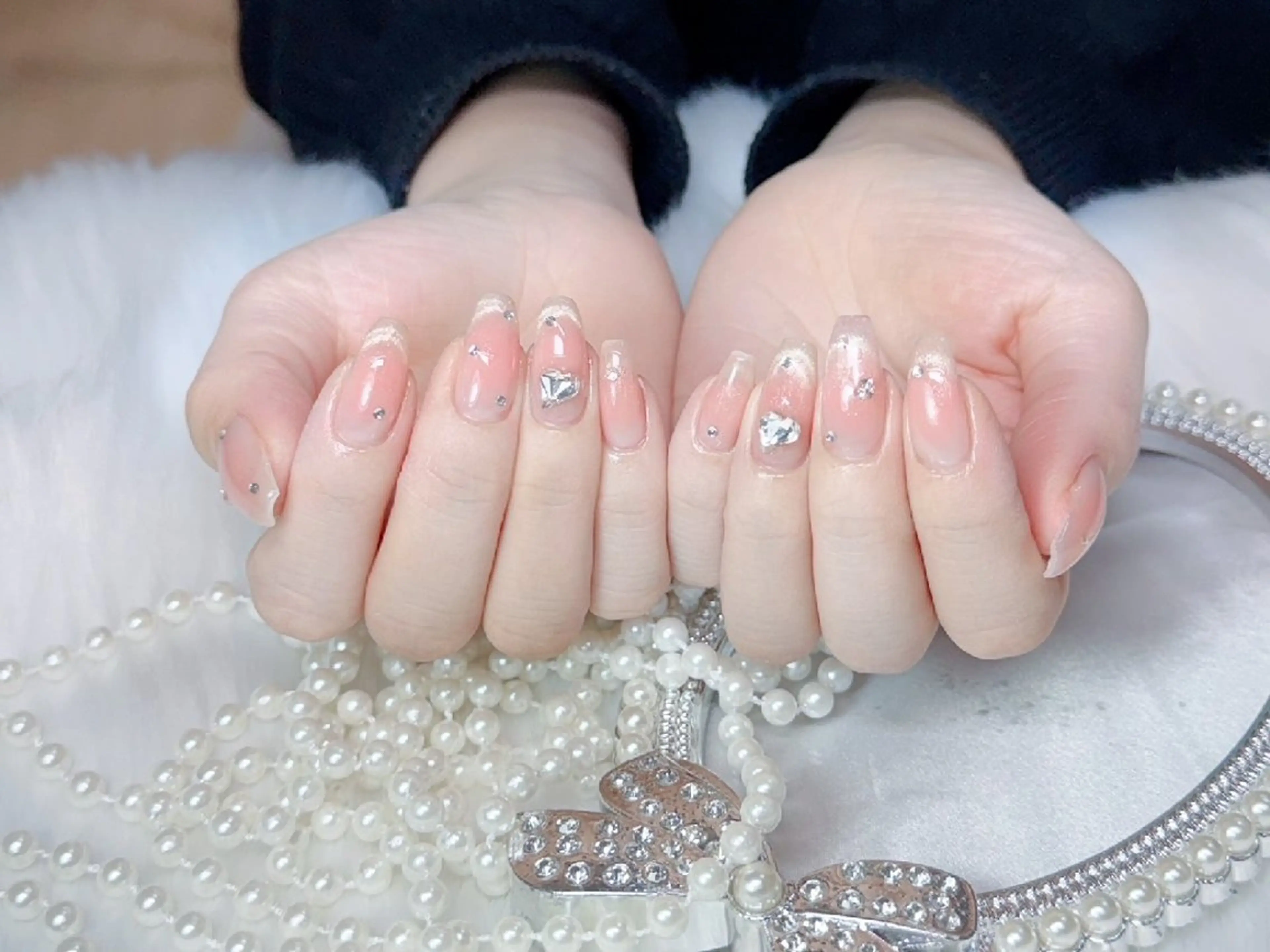 自爪　持ち込みデザイン　アートつけ放題の写真