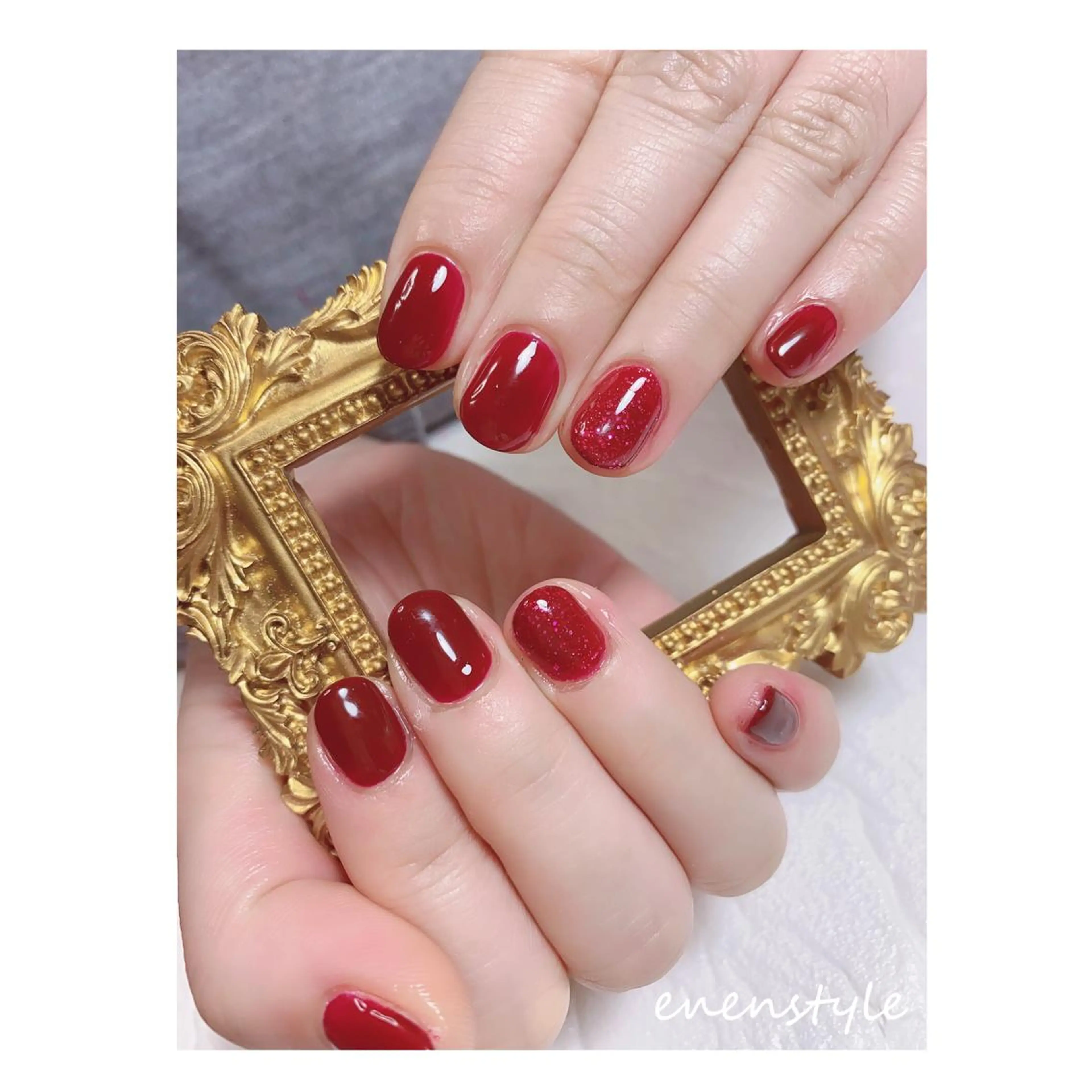 ショート ネイル ジェルネイル ニュアンスネイル オフィスネイル ワンカラーネイル パラジェル 👑enen style👑のネイルデザイン