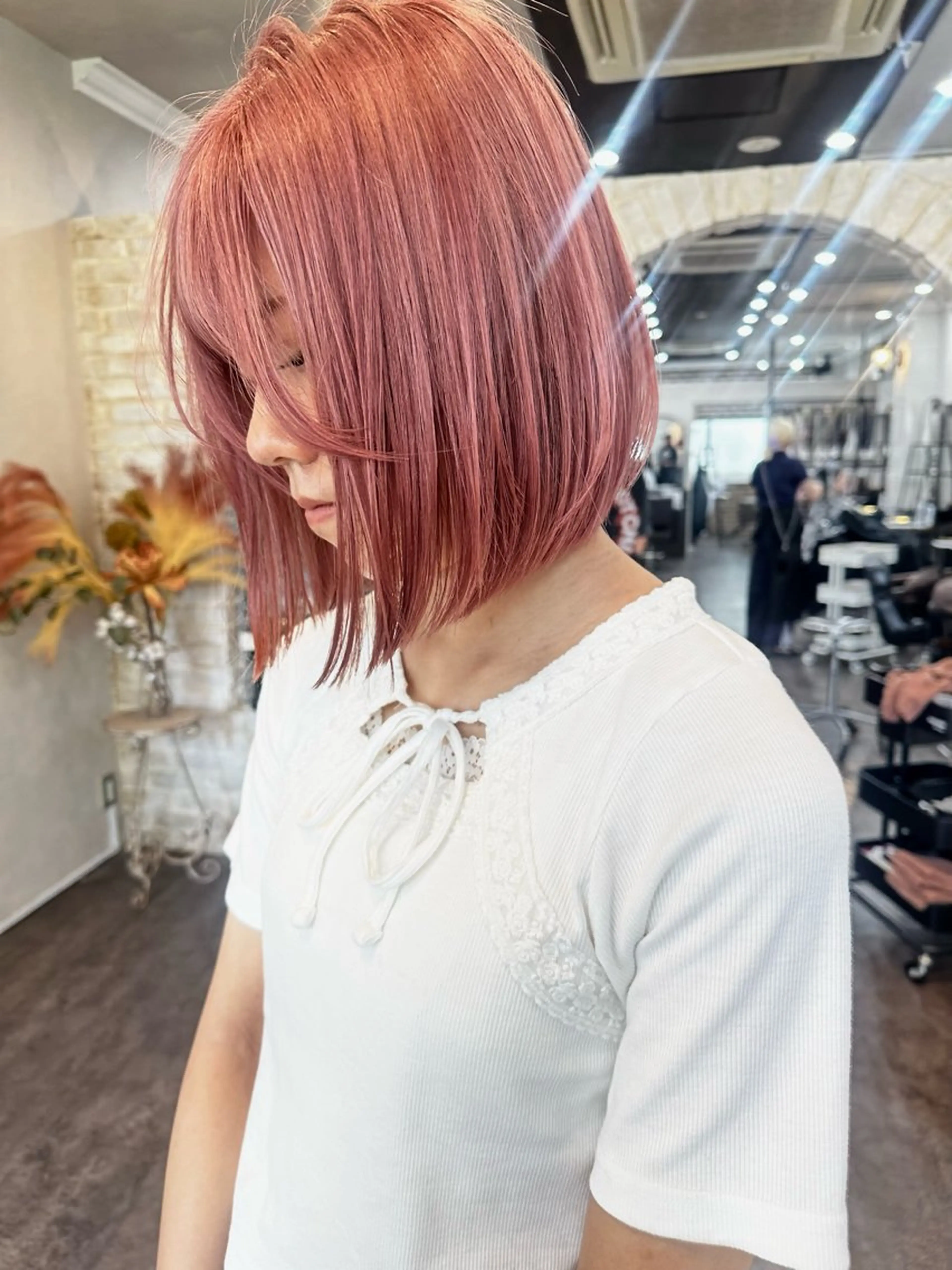 ミディアム ヘアカラー 💖透明感カラー HAYATO💖のヘアスタイル