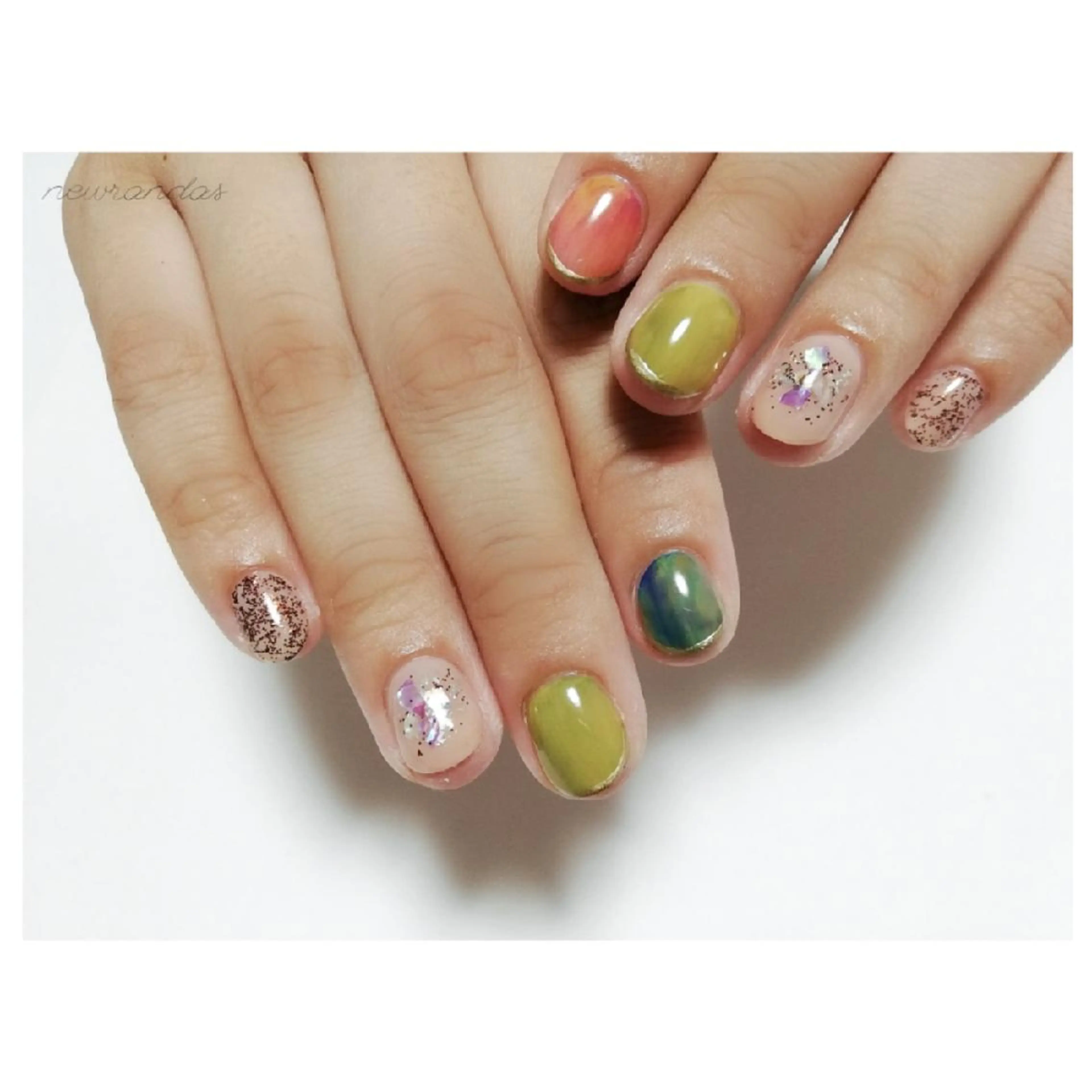 ネイル ハンドネイル newrandas hitomiのネイルデザイン