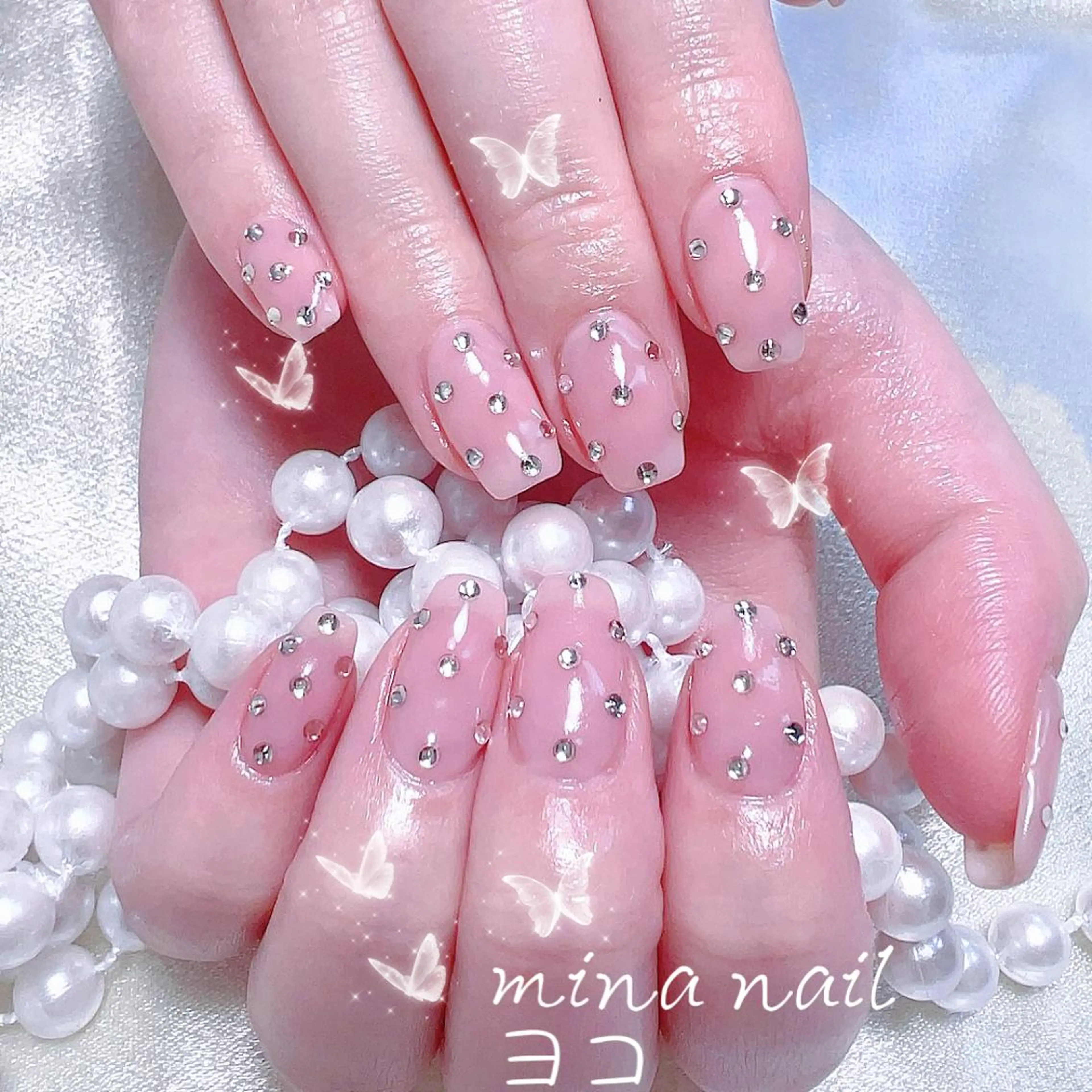 ネイル ハンドネイル 🎀まゆ 🪽🐾のネイルデザイン