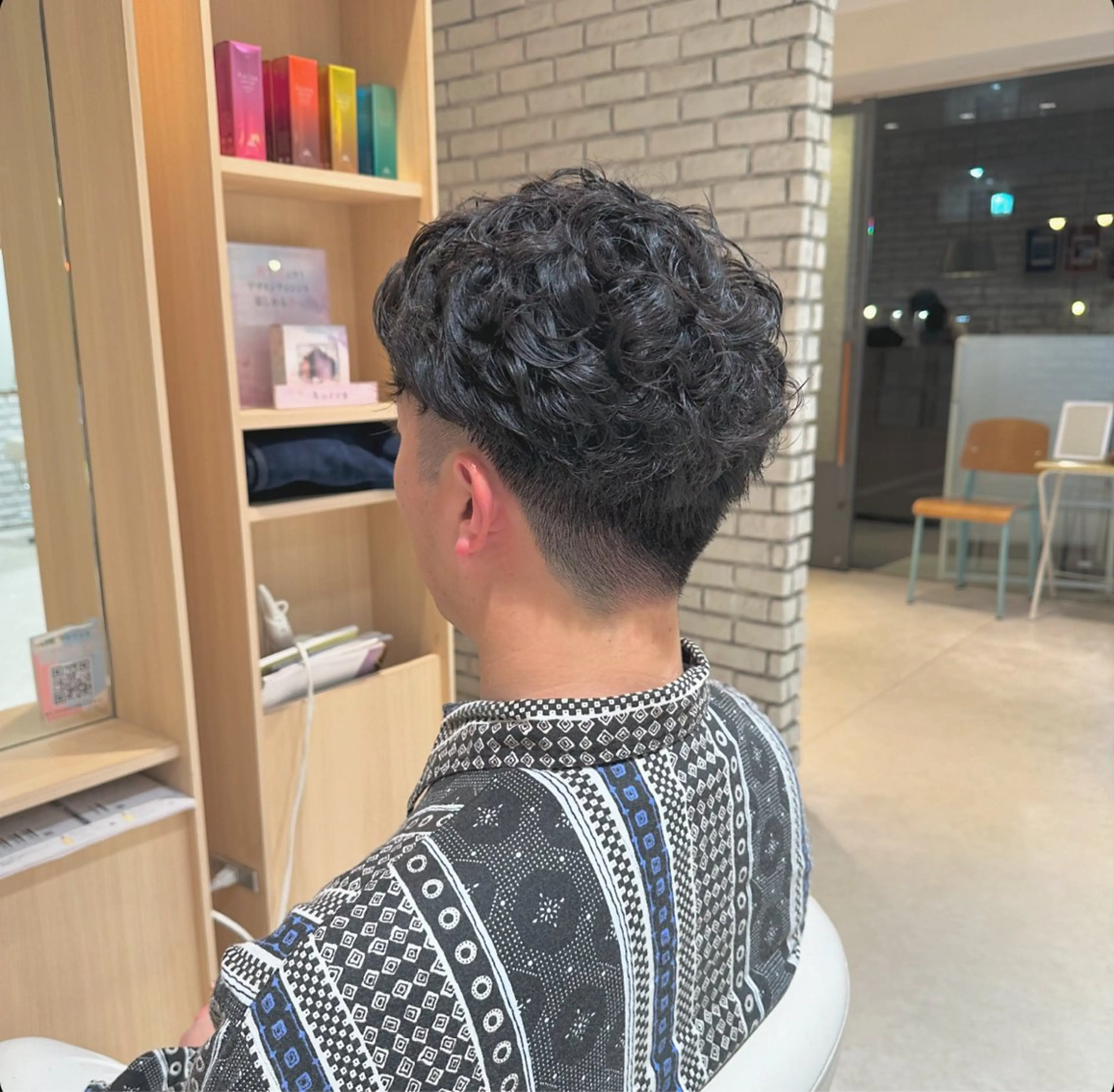 🫧カット+似合わせパーマ＋マイクロバブル🫧の写真