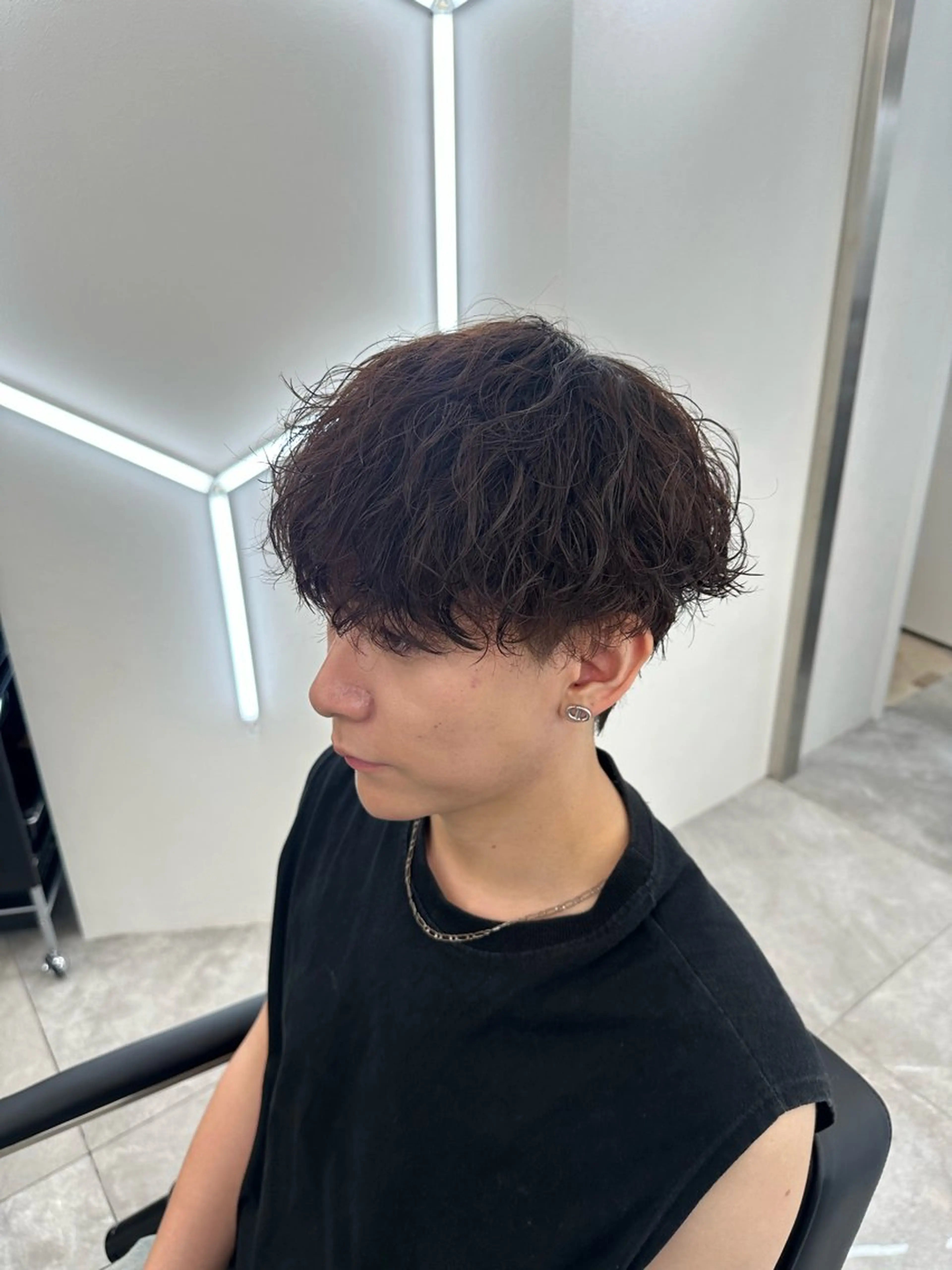 パーマ メンズ カット パーマ 💎メンズカット ／フェザー／細野💎のヘアスタイル