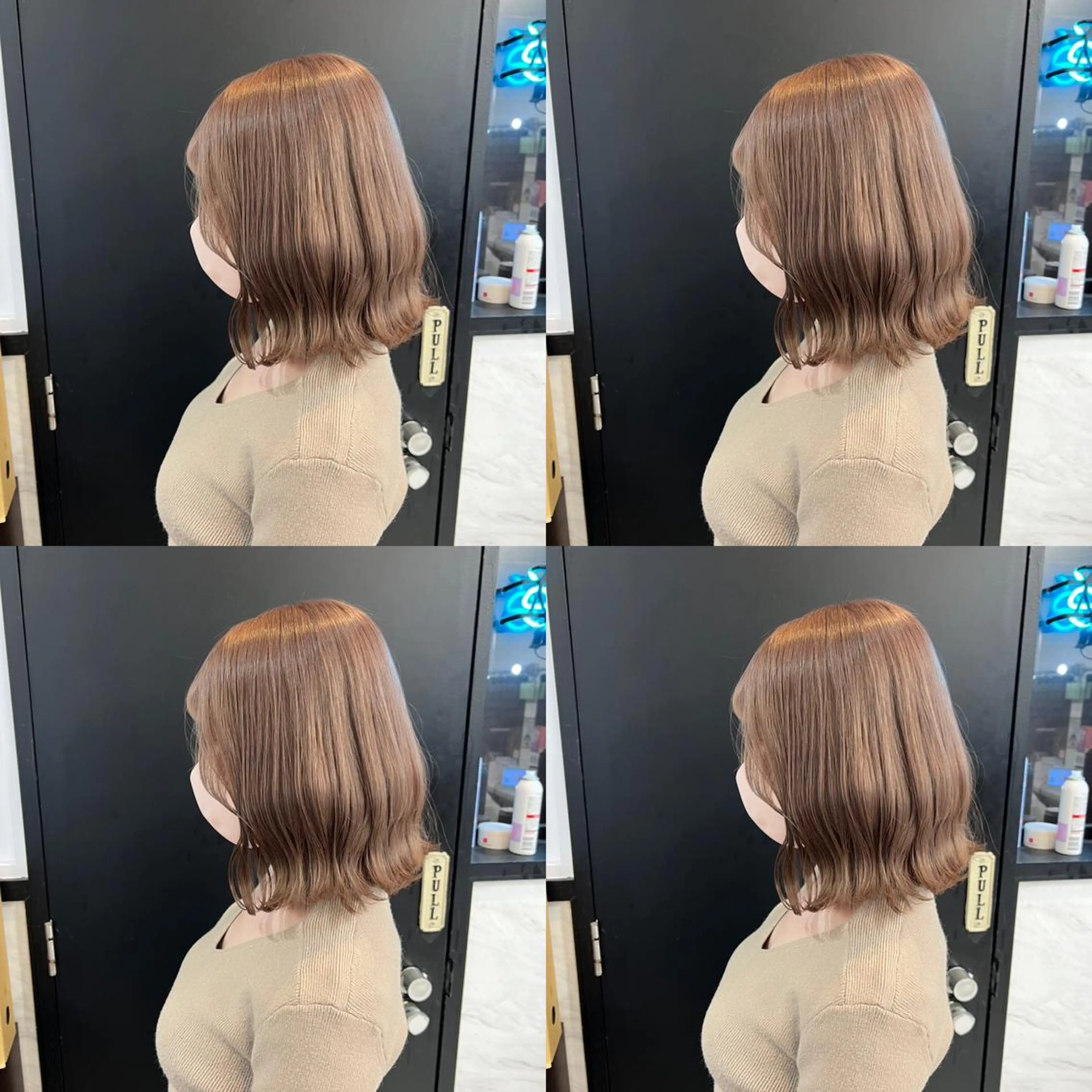 ショート カラー グレージュ カット ヘアカラー トリートメント ✨髪質改善✖︎顔周り レイヤー✨ナカムラのヘアスタイル