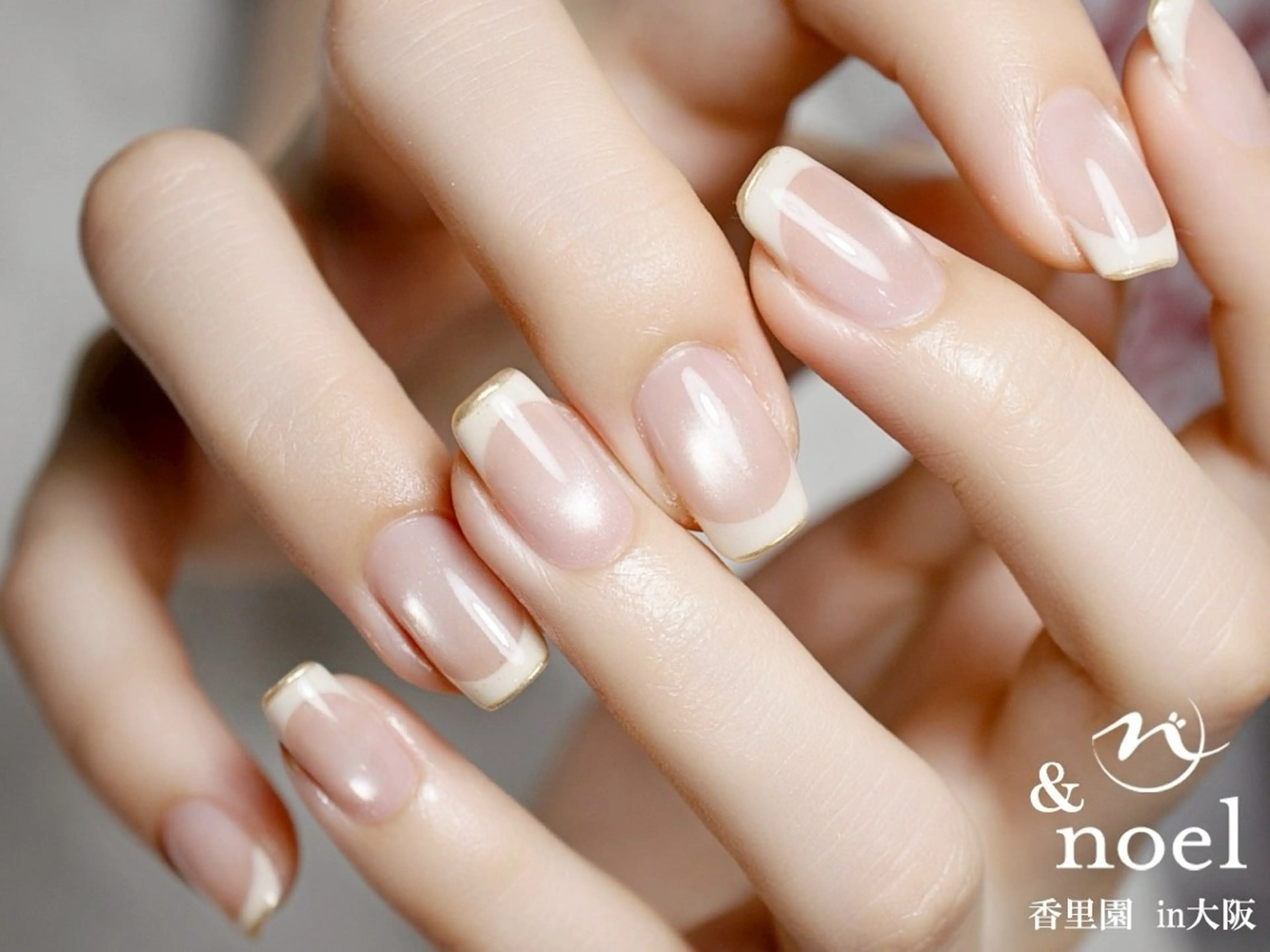 ネイル フレンチネイル マグネットネイル ハンドネイル Nailsalon ＆Noelのネイルデザイン