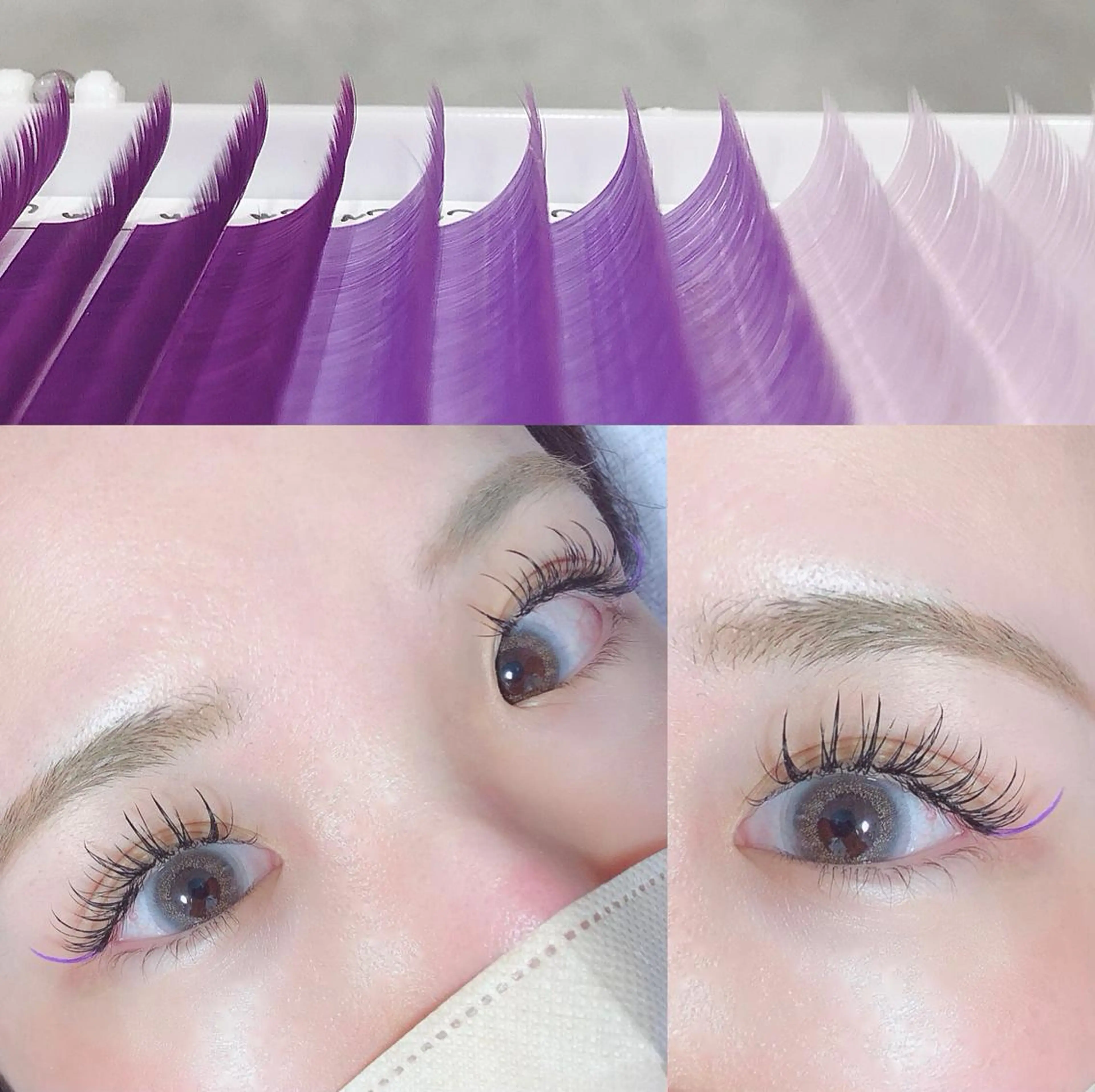 マツエク・マツパ バインドロック ワンホンマツエク Hug me eyelashのマツエク・マツパデザイン