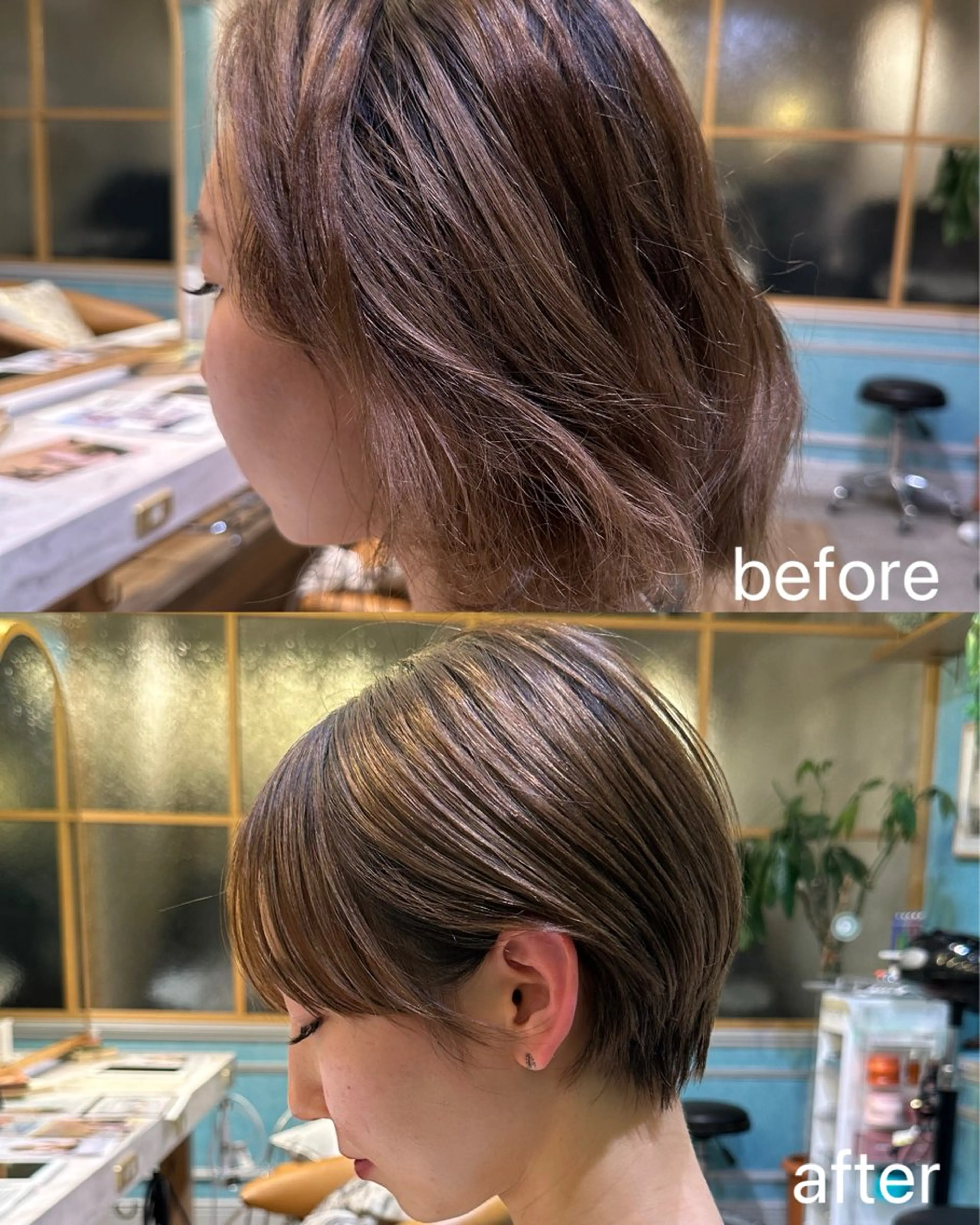 ショート ショートヘア カット ヘアカラー トリートメント ヘッドスパ taiga レイヤー /髪質改善/矯正🌈のヘアスタイル