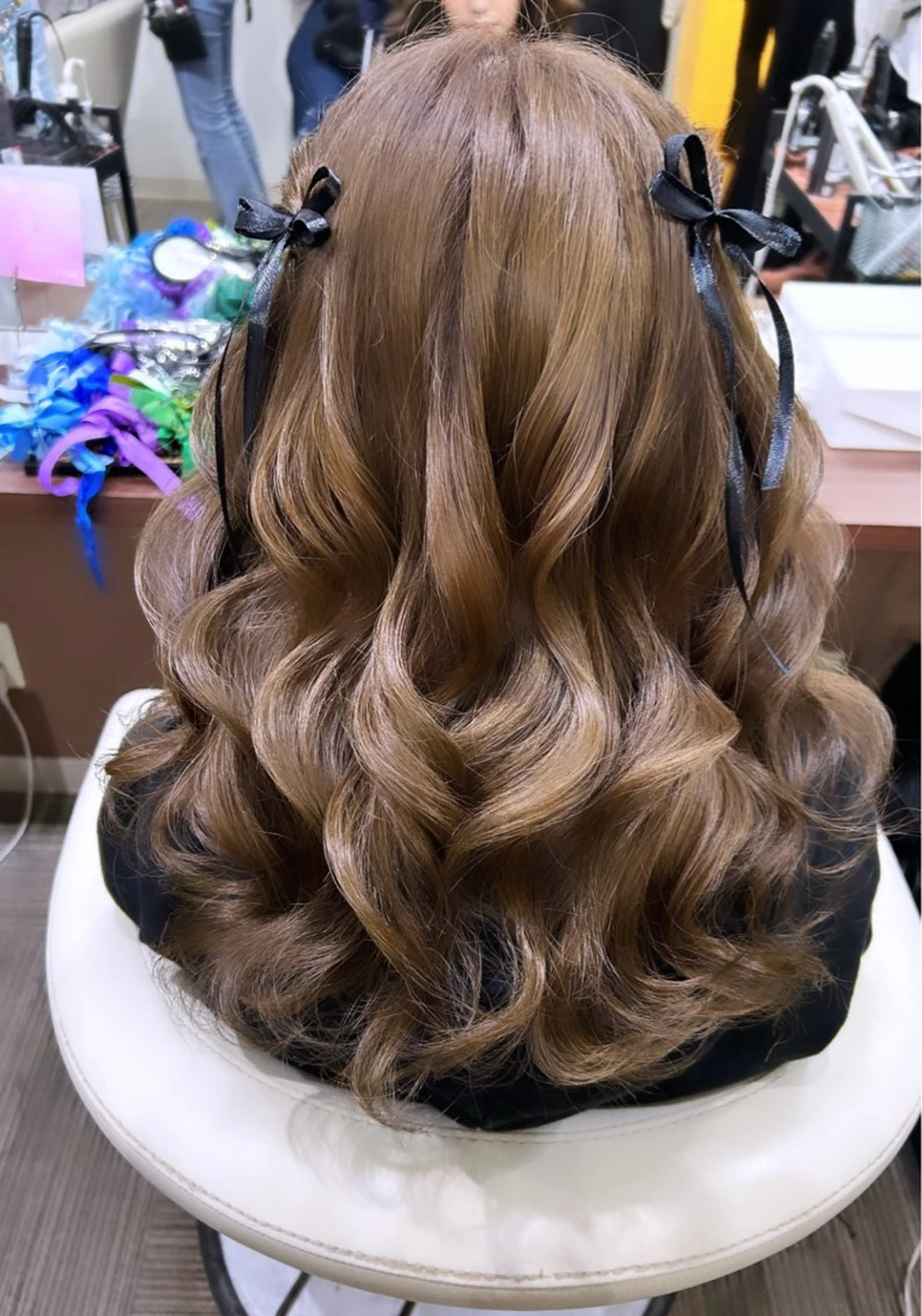 ロング ベルグローヘアセット 🤍まりこのヘアスタイル