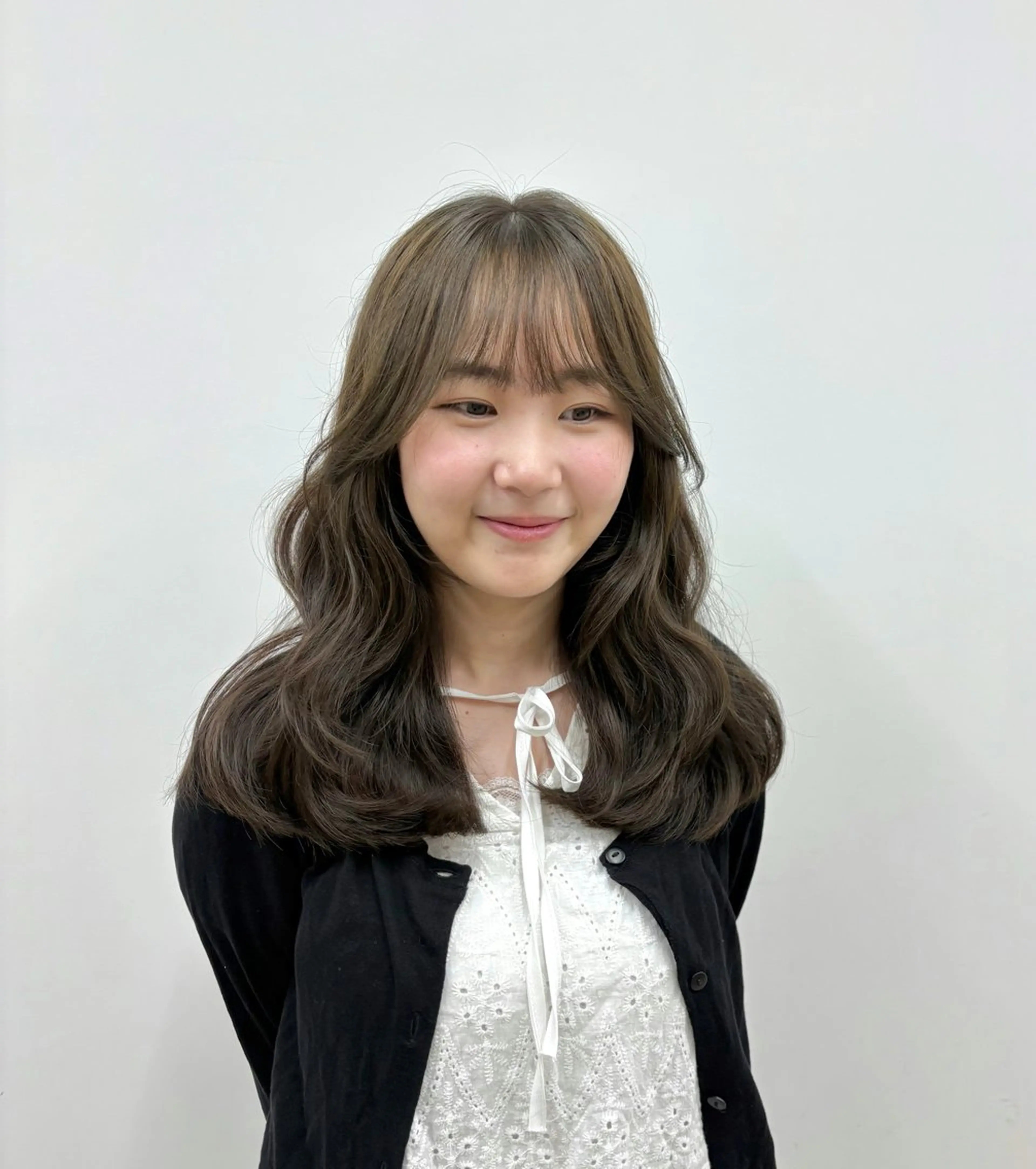 ロング カラー ブリーチ ダブルカラー インナーカラー 髪質改善 韓国風ヘア カット ヘアカラー ひ な た⌇ elto 四条烏丸のヘアスタイル