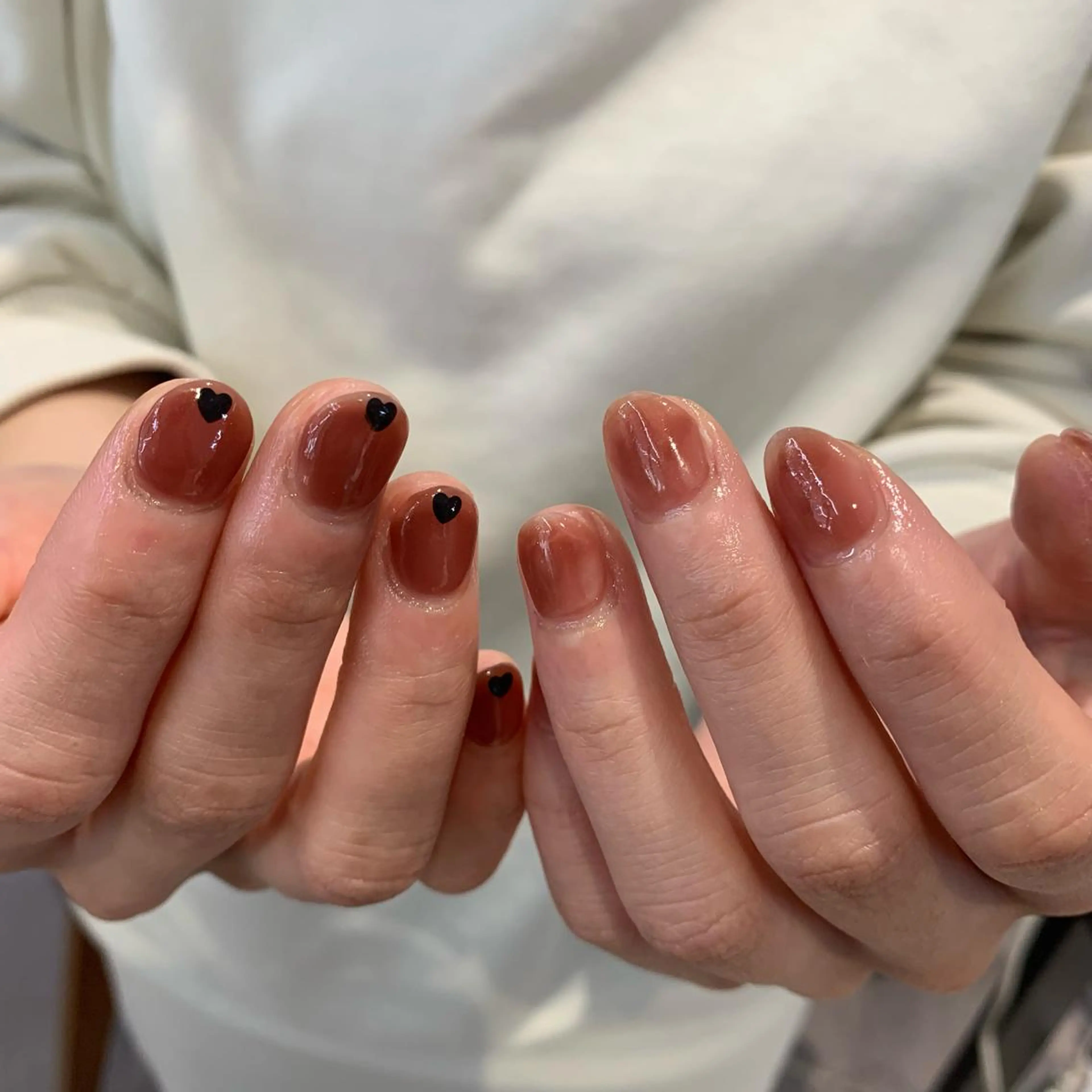 ネイル ハート マキノ ユイのネイルデザイン