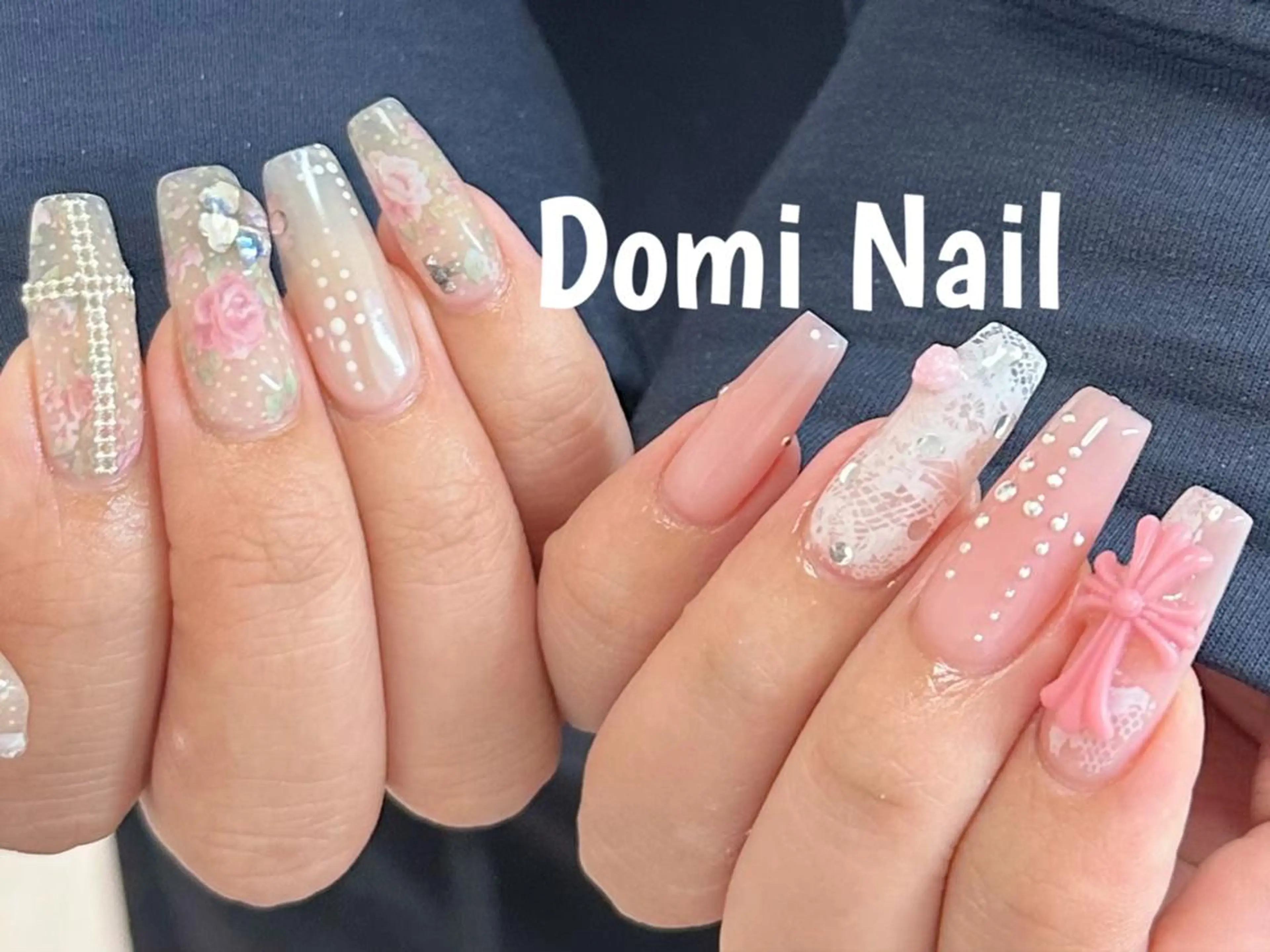 ネイル 持ち込み ネイルチップ ハンドネイル 渋谷 Domi Nailのネイルデザイン