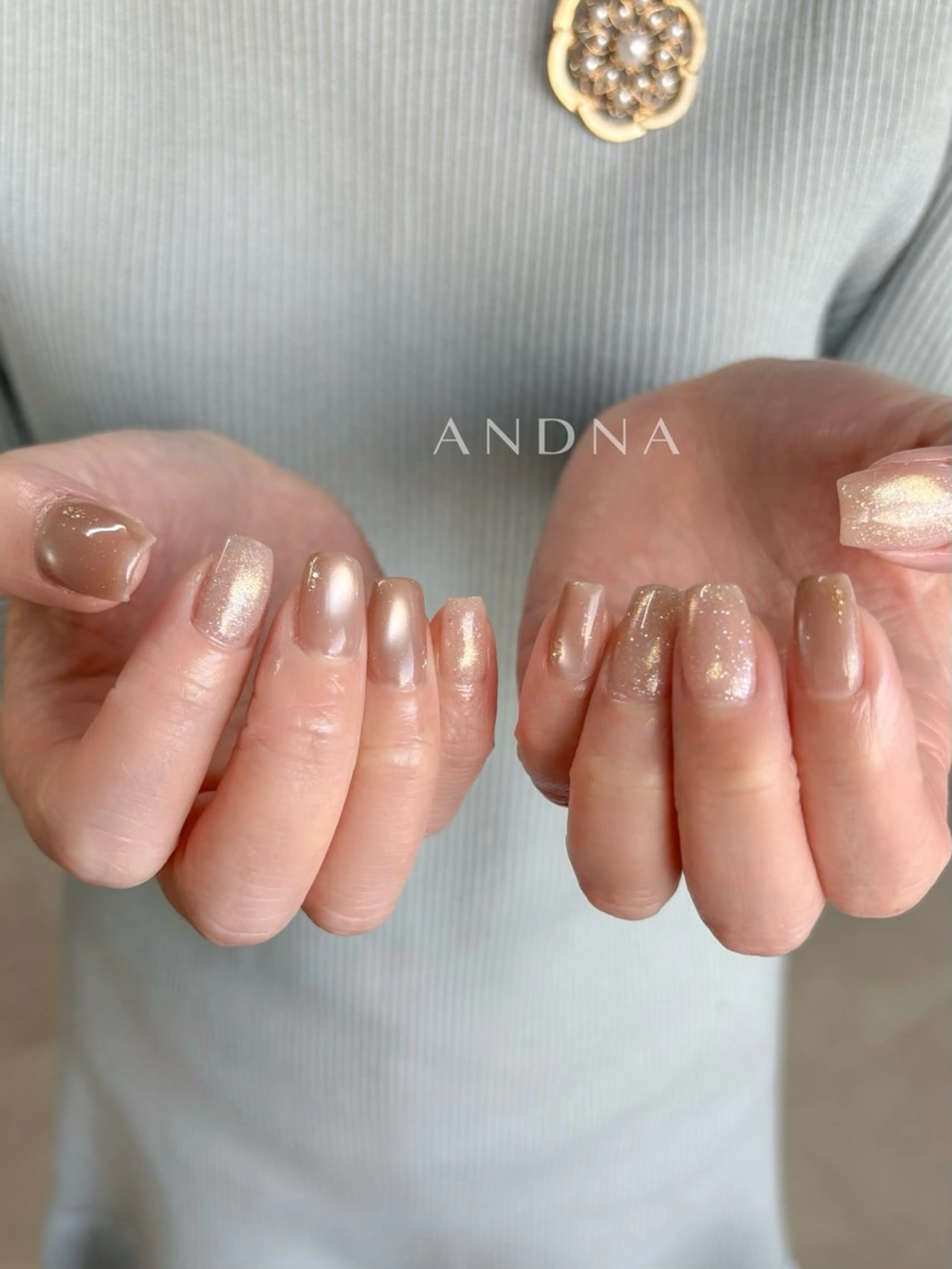 ネイル マグネットネイル ハンドネイル Kinuko / ANDNAのネイルデザイン