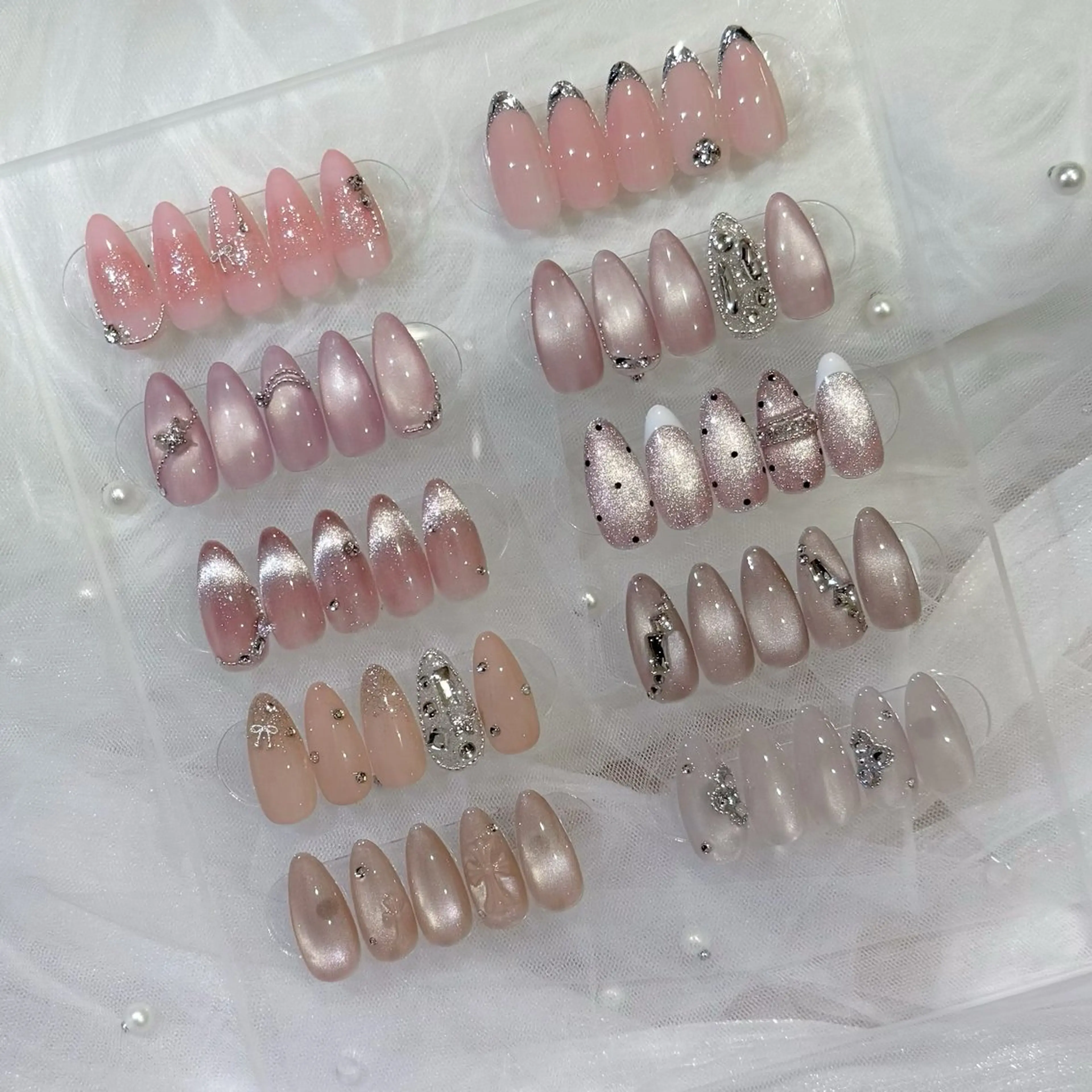 【平日18時まで限定🉐✨】Premium定額デザイン🕯🤍カラー・パーツ位置変更️🆗オフケア込みの写真