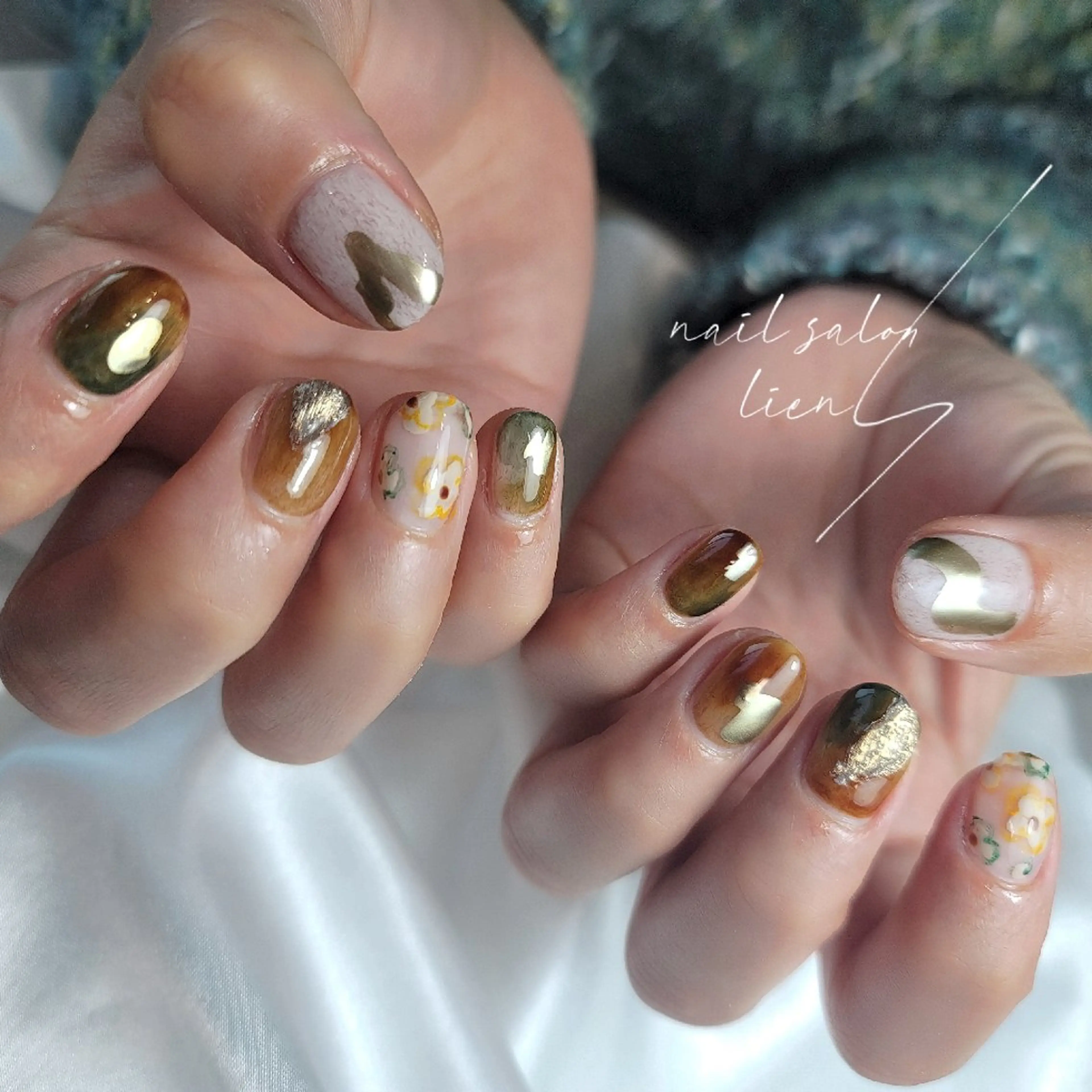 ネイル ハンドネイル プライベートサロン lienのネイルデザイン
