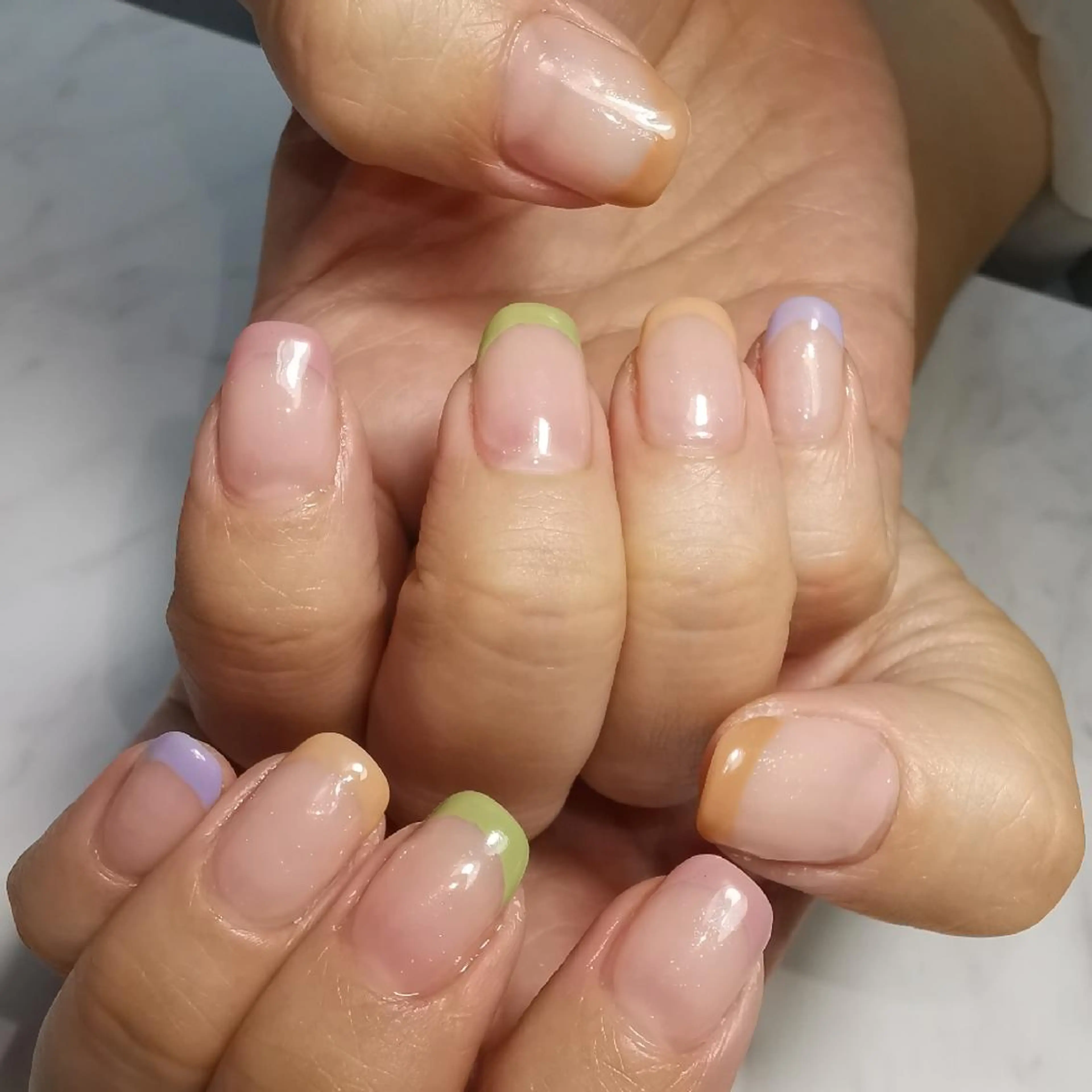 ネイル フレンチネイル ハンドネイル reve あやののネイルデザイン