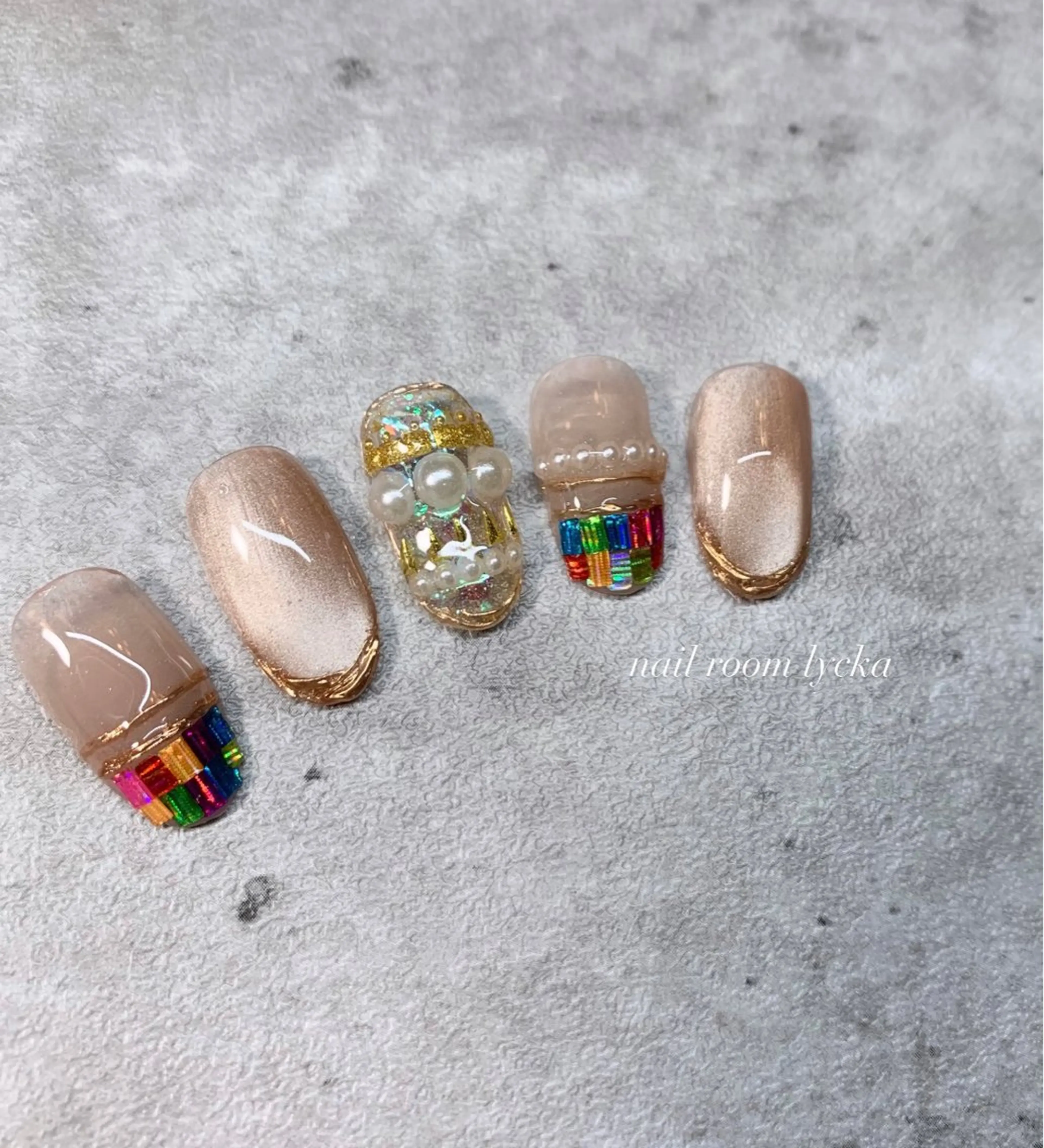 ネイル ﾈｲﾙﾙｰﾑﾘｯｶ 𝐦𝐚𝐲𝐮のネイルデザイン