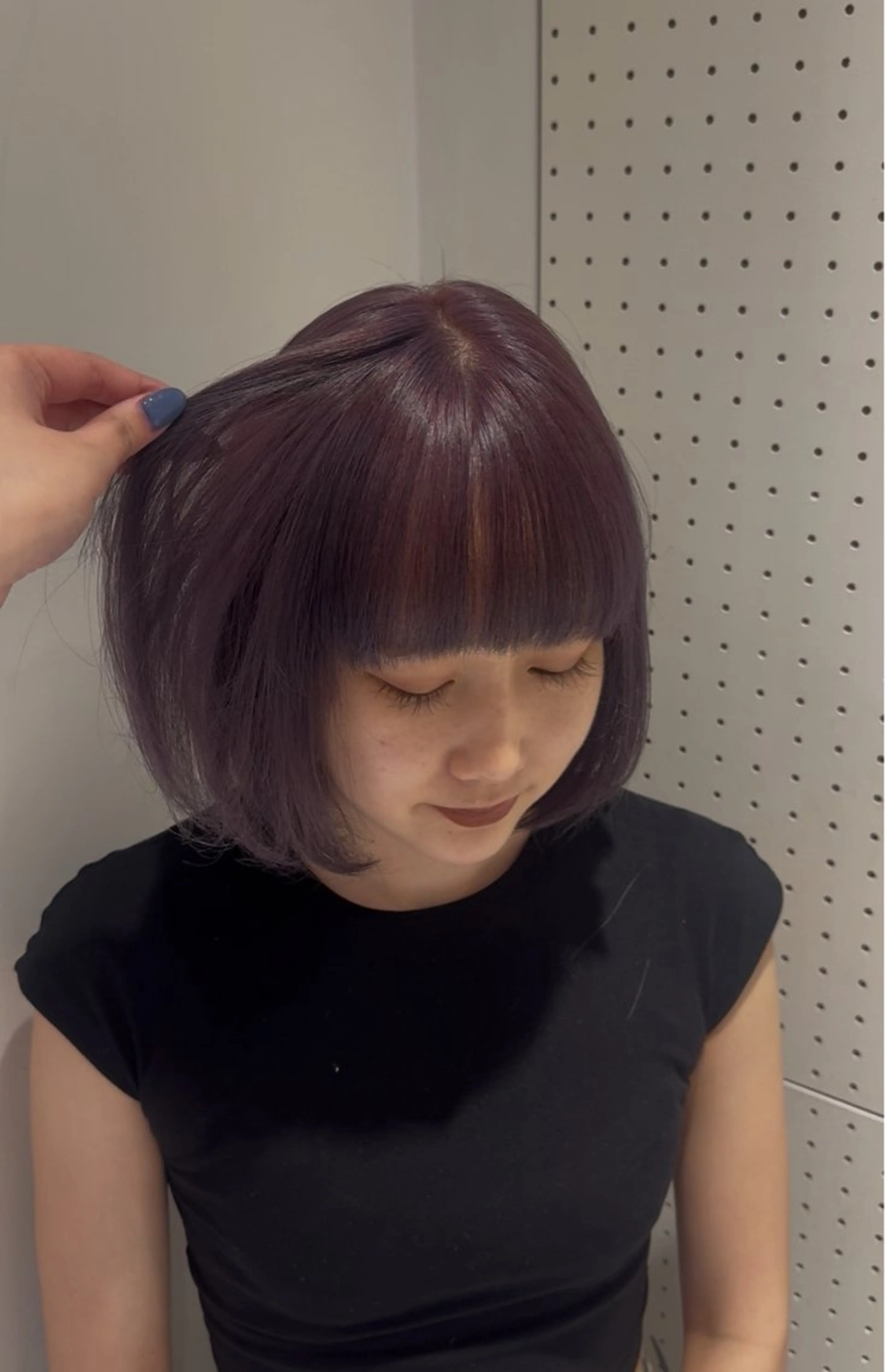 カラー ラベンダーカラー ハイトーン￤カット ￤nanaka￤のヘアスタイル