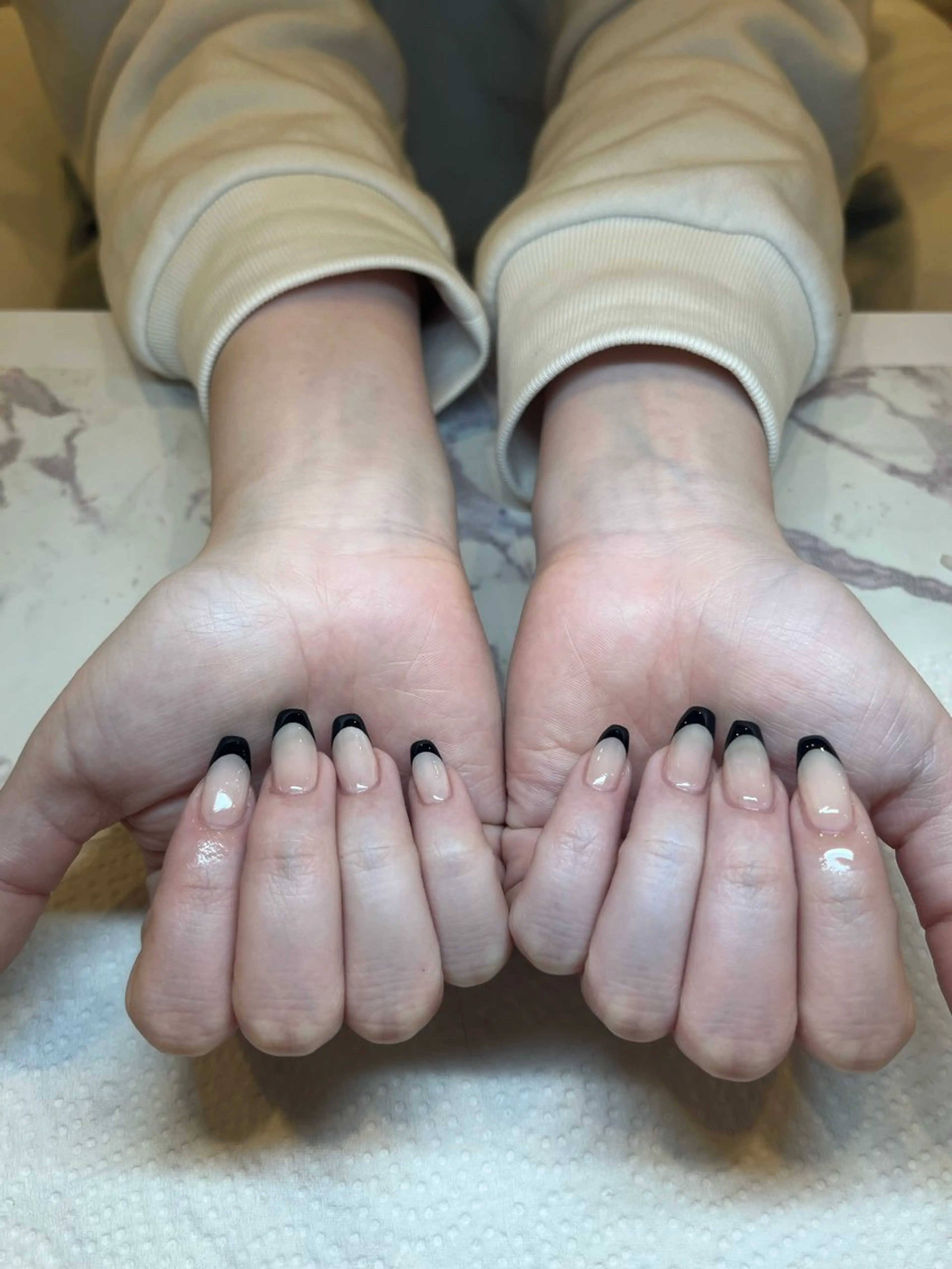 セミロング ハンドネイル 越田 有香子のネイルデザイン