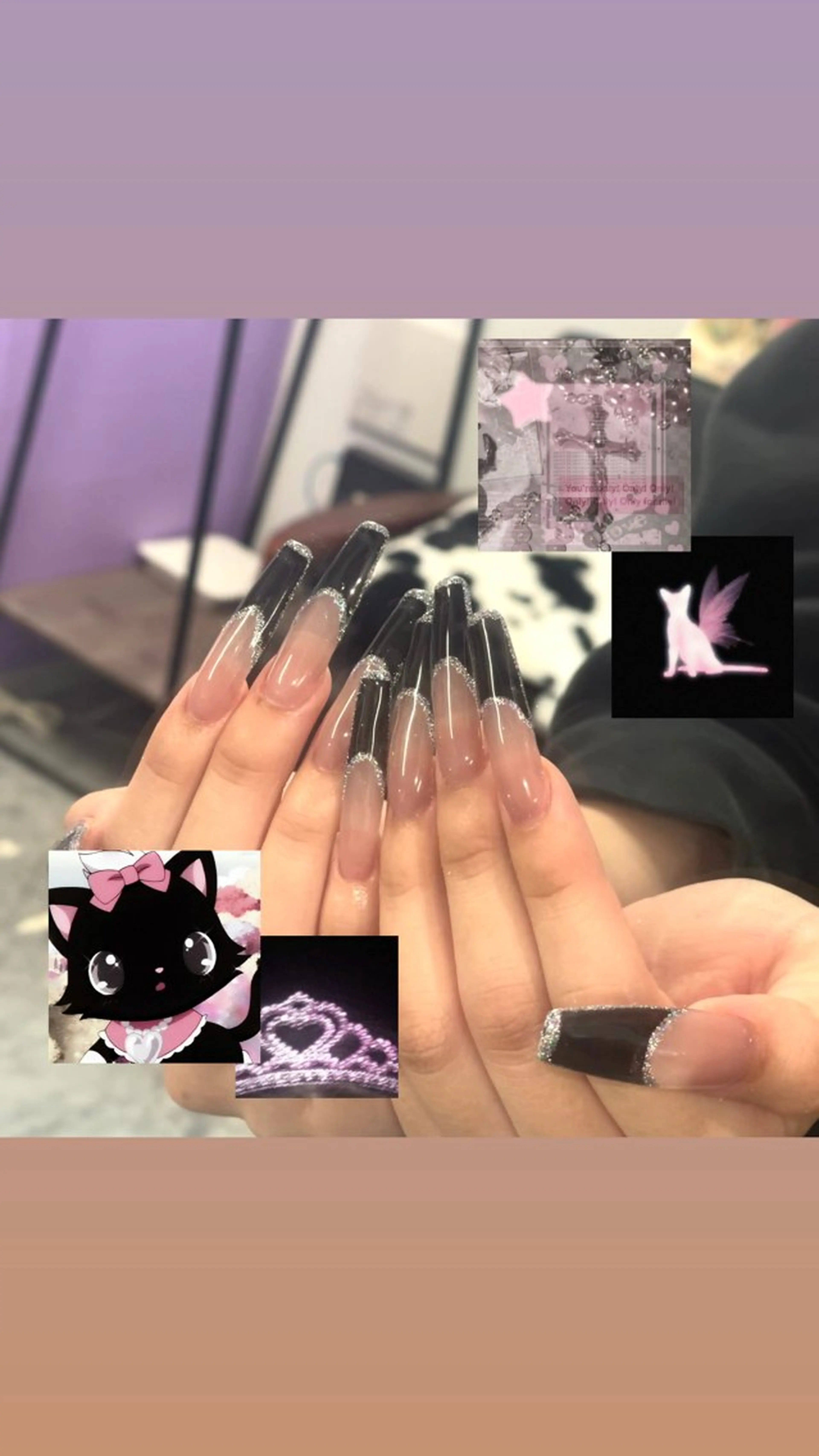 ネイル アートネイル ロングネイル スーパーロングネイル ネイルチップ SEIRA⋆✦ Paletteのネイルデザイン