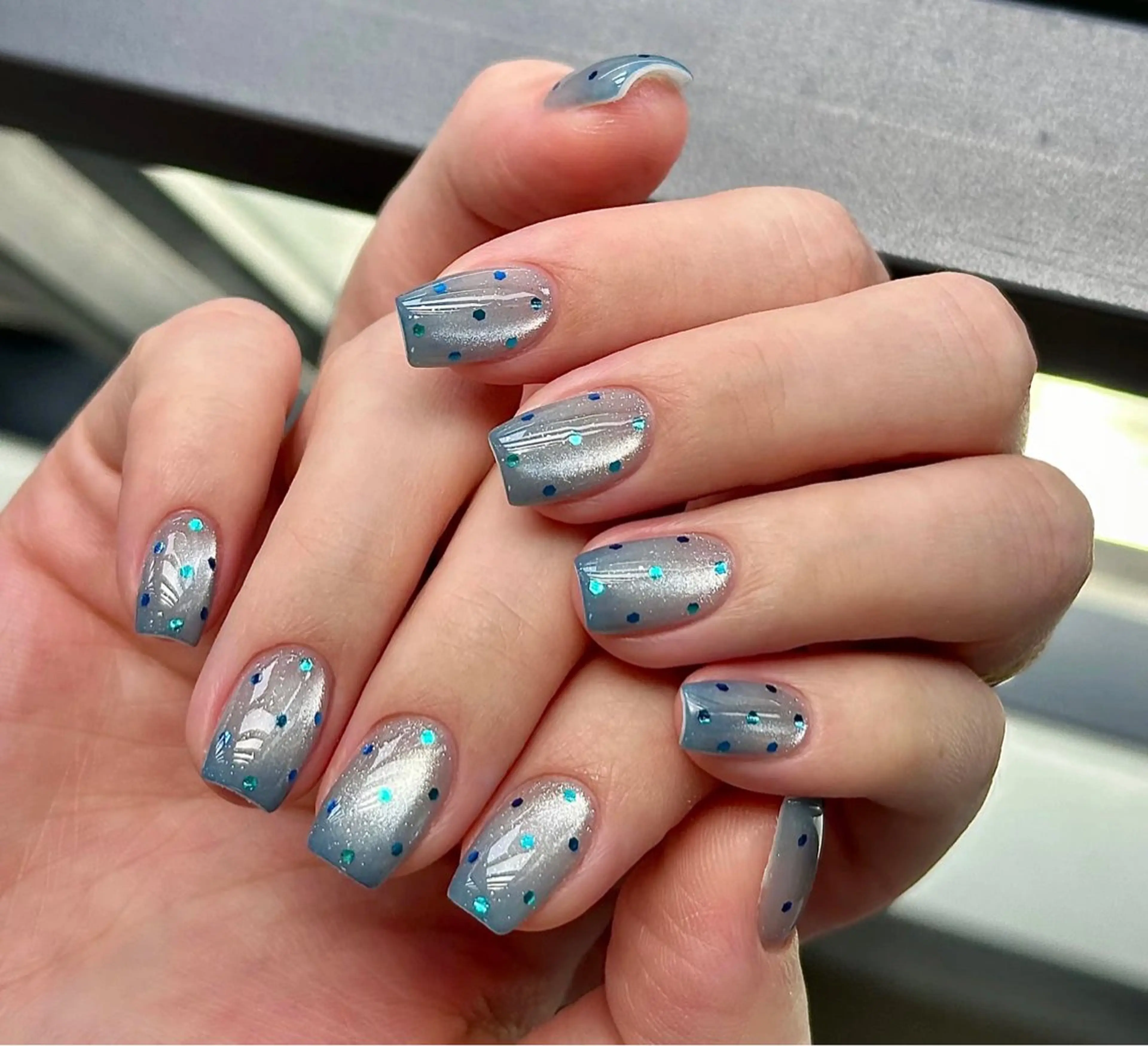 ネイル フレンチネイル ガーリー ガラスフレンチ 韓国ネイル ロングネイル ハンドネイル Venus nail チップ長さだし専門店のネイルデザイン