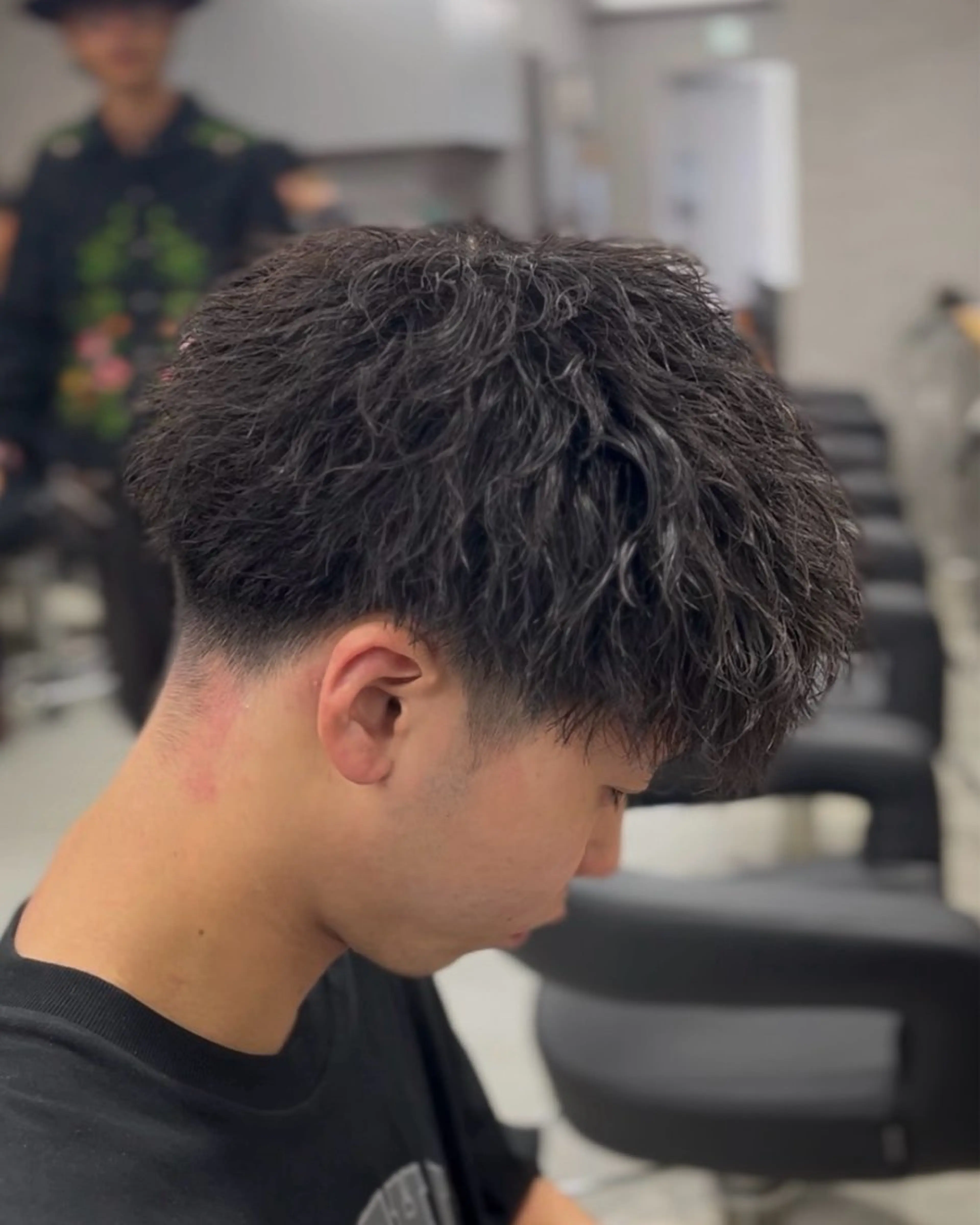 ショート カラー パーマ メンズ メンズパーマ ショートヘア カット パーマ トリートメント ヘアセット 🔥メンズ 特化🔥菊水皐暉🔥のヘアスタイル