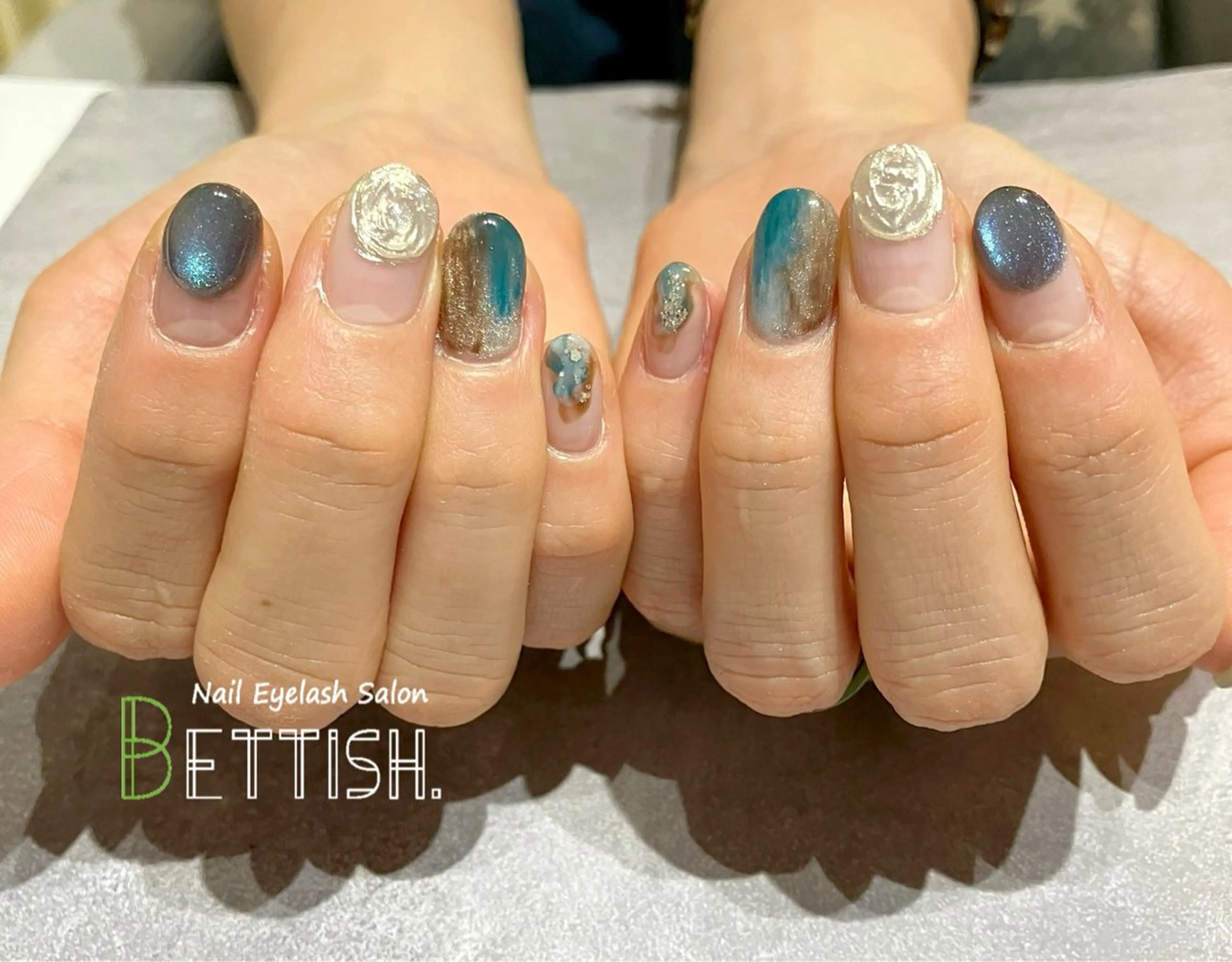 ネイル マグネットネイル ハンドネイル BETTISH. KUMIKO☺︎︎のネイルデザイン
