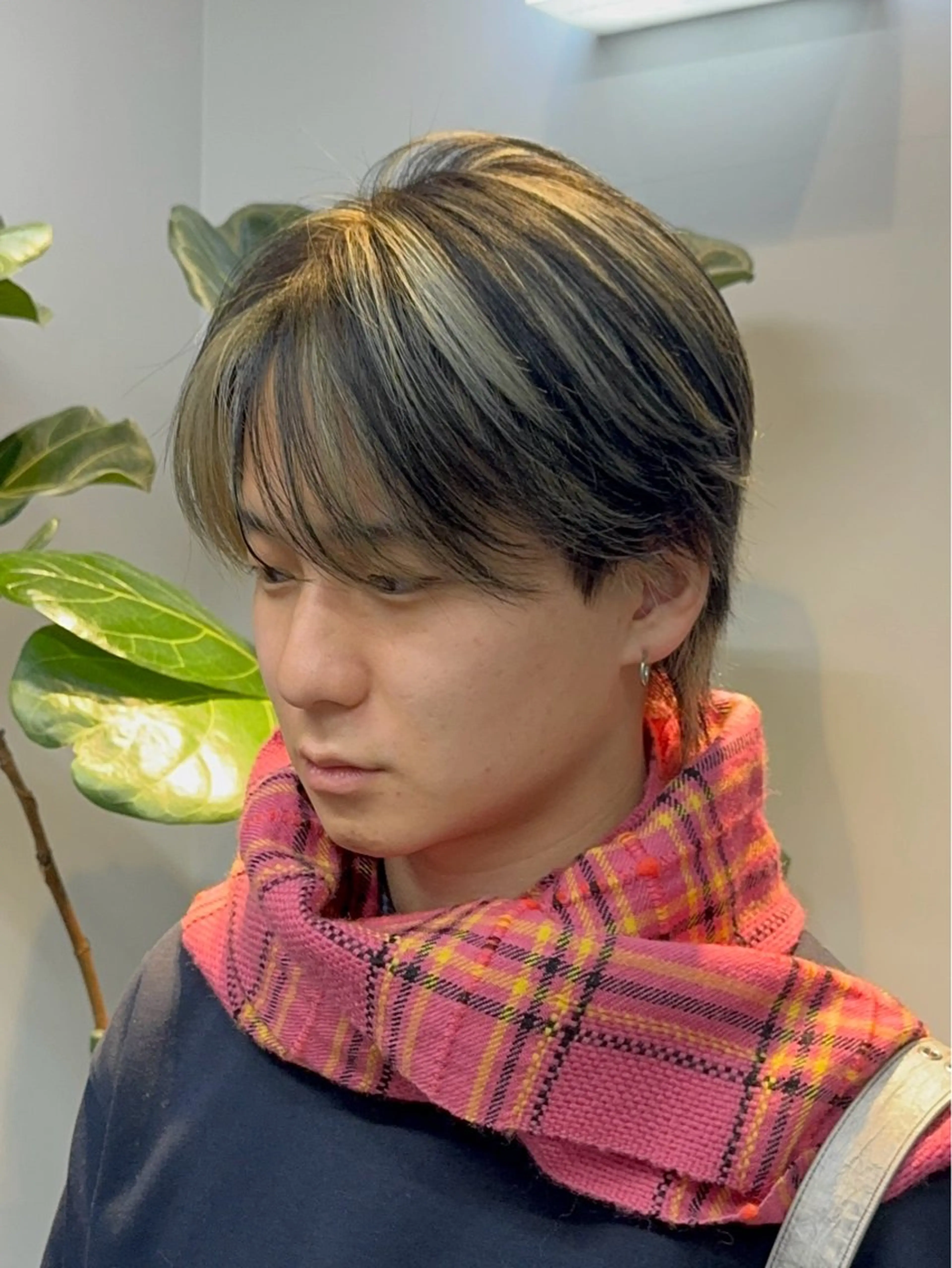 ショート カラー メンズ カット ヘアカラー ニュアンスパーマ/ 韓国ヘア/natsuのヘアスタイル