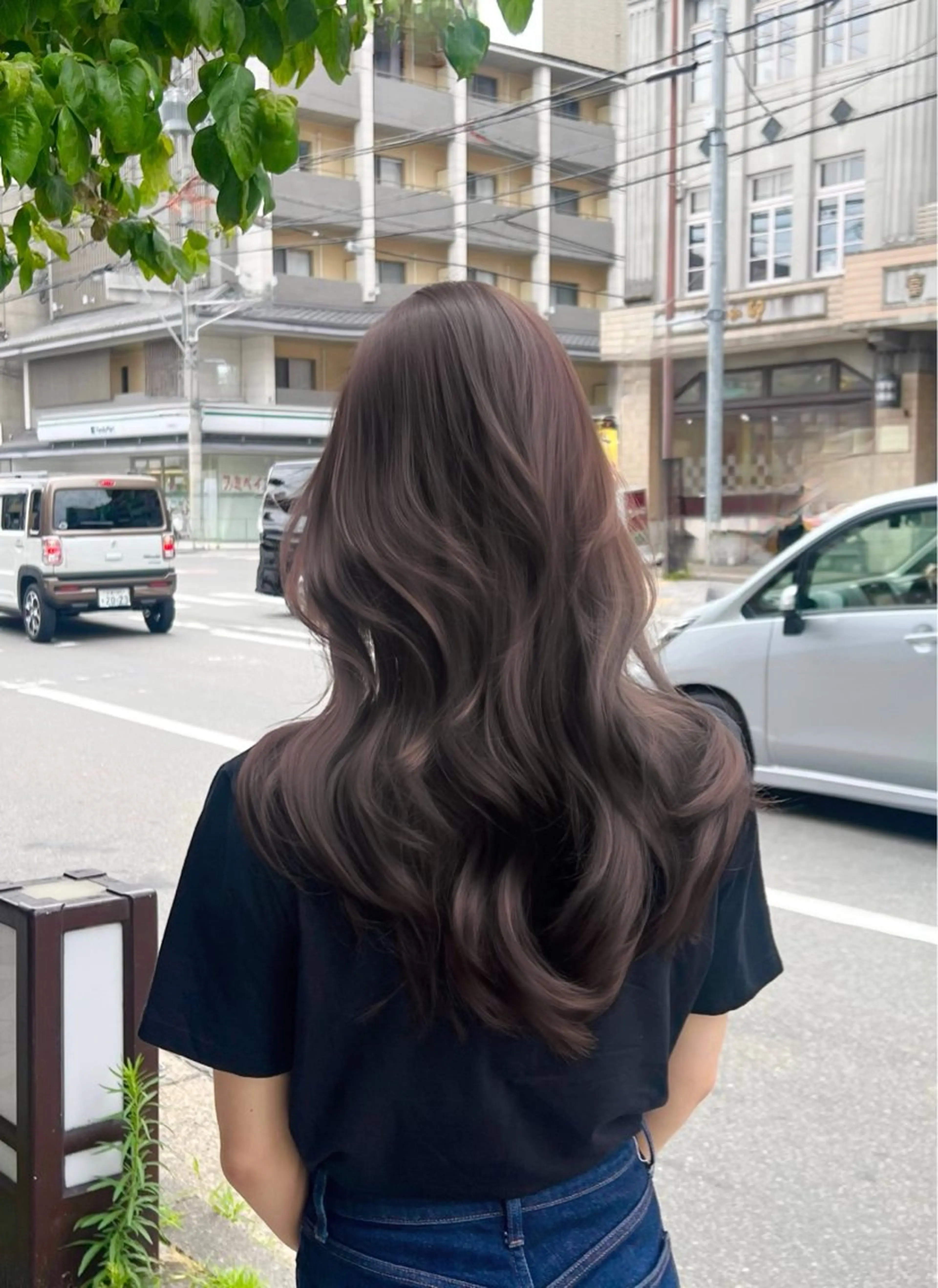 ロング 🚨メンズ曲がる 縮毛矯正りおん🚨のヘアスタイル