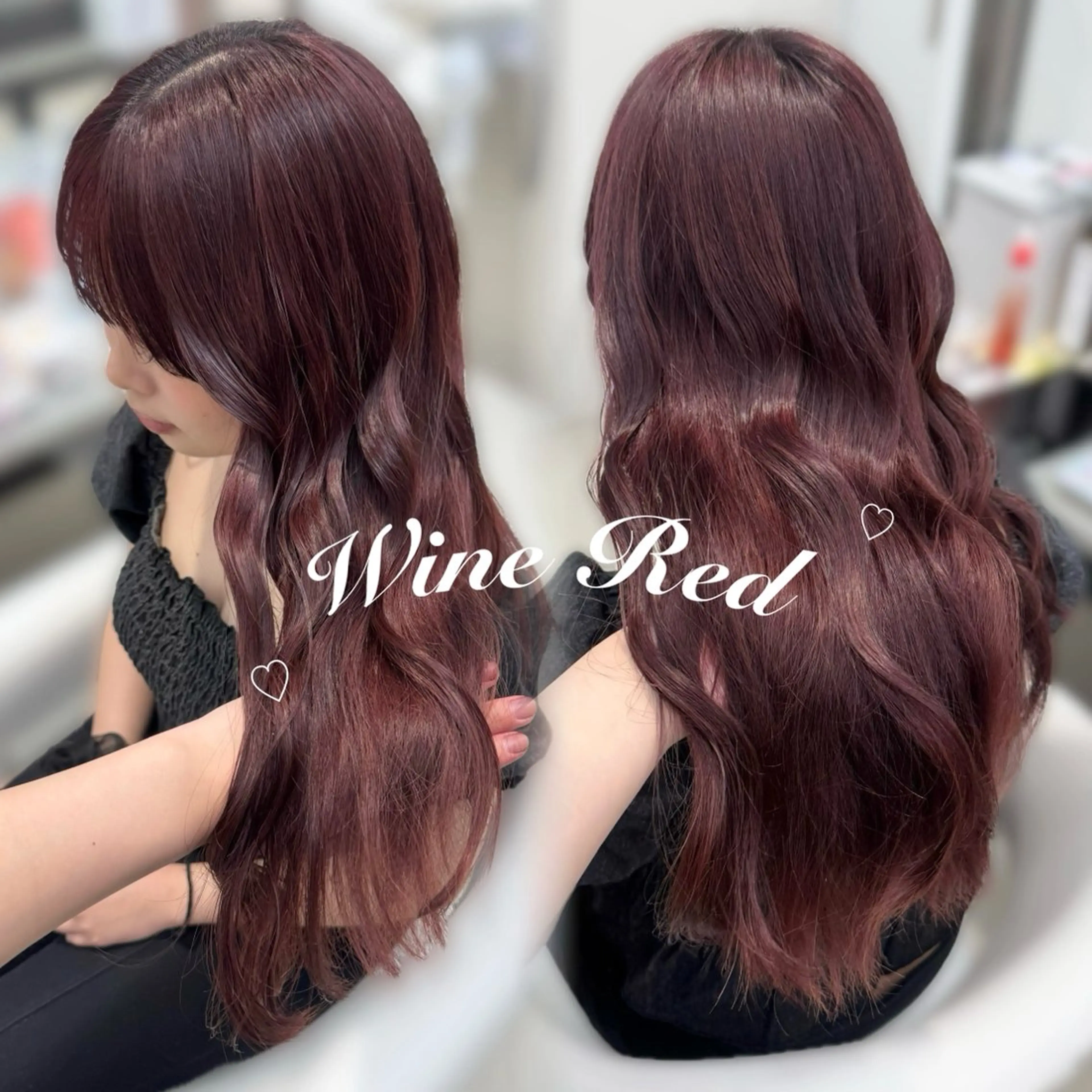 ロング カラー Wカラー/暖色カラー 🌛🎀 田辺 樹里のヘアスタイル