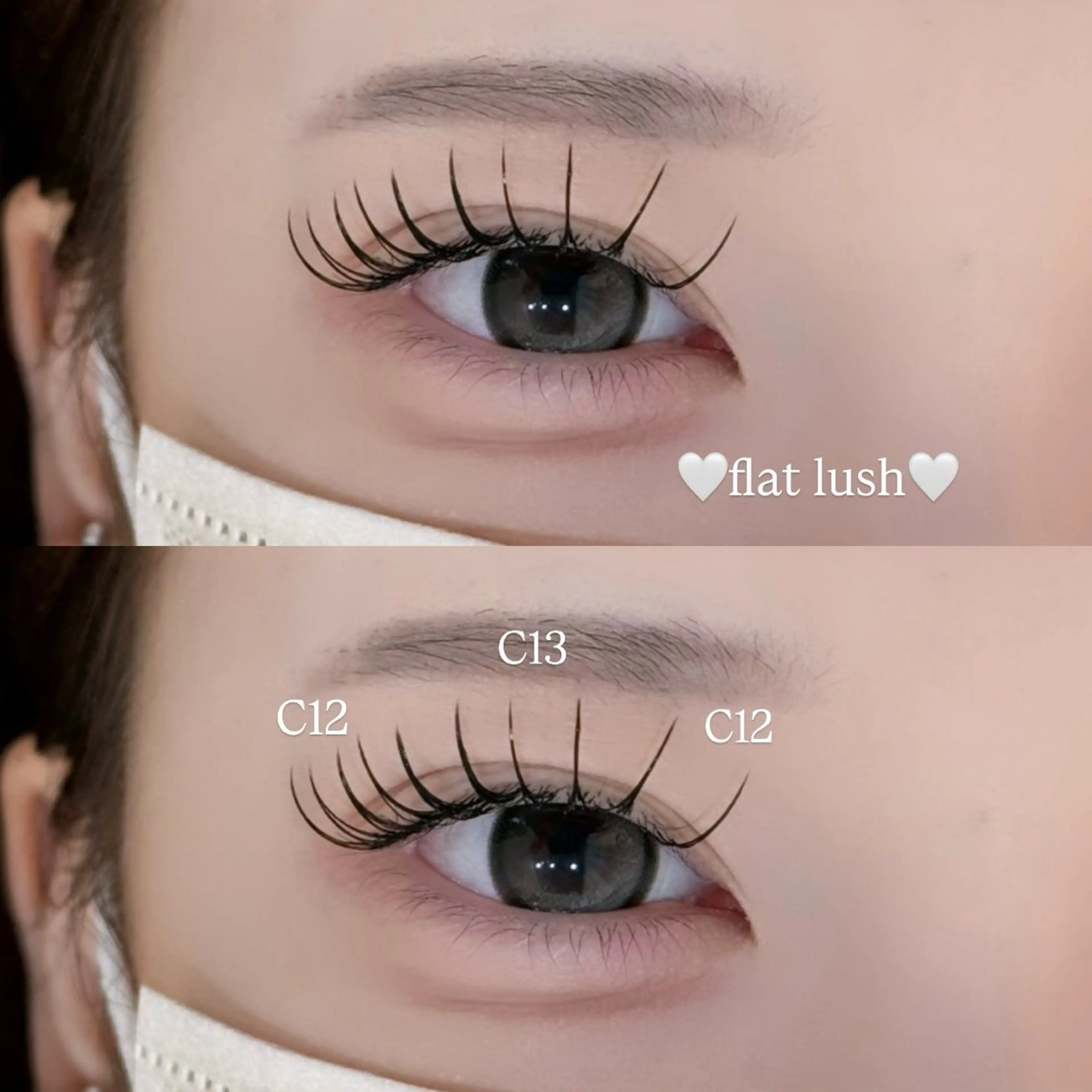 フラットラッシュ60​〜​80本まで🩶✧︎*。お付け足しにも◎【オフ別途】の写真