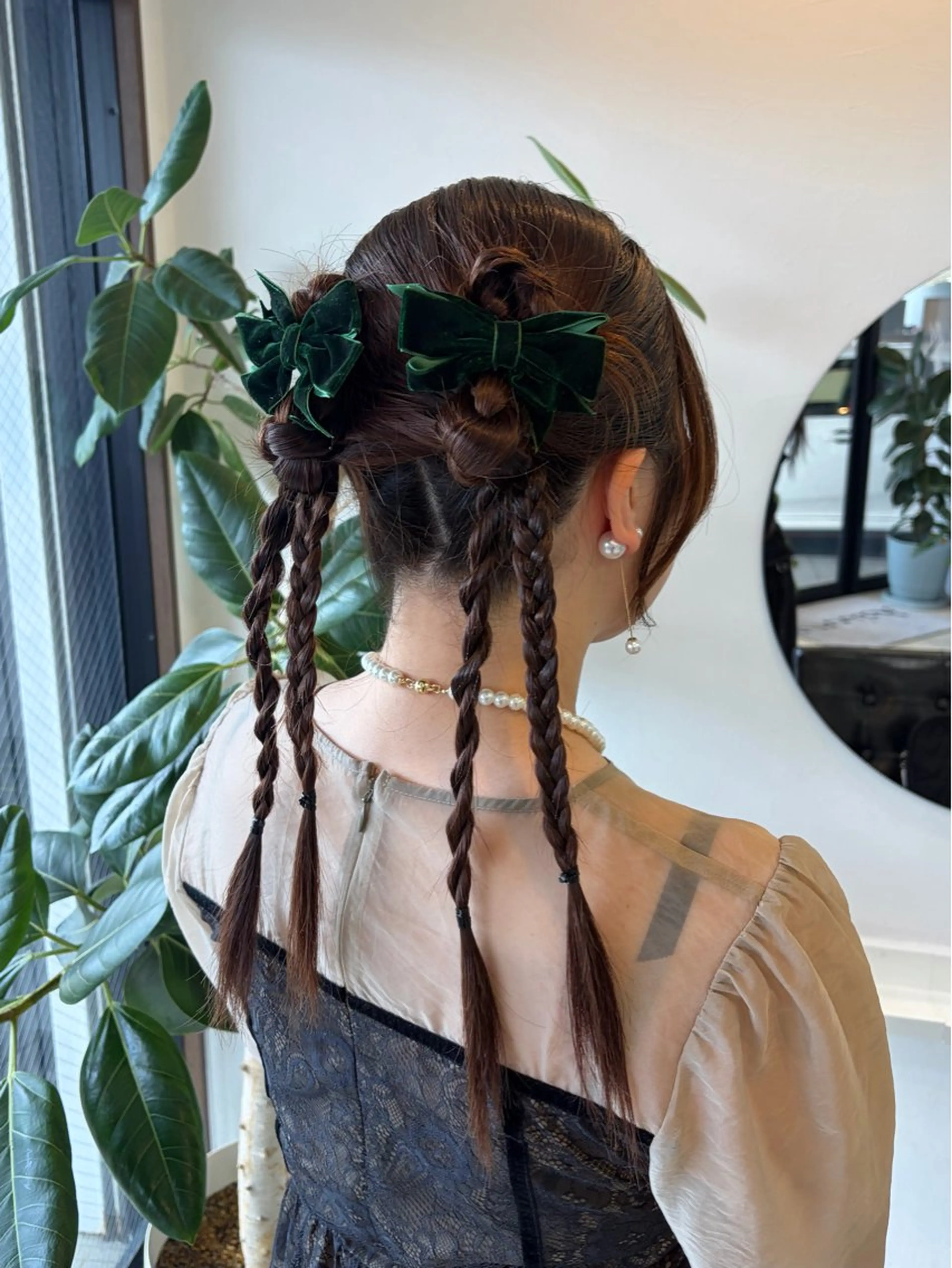 ヘアアレンジ ヘアセット カドムラ モエのマツエク・マツパデザイン
