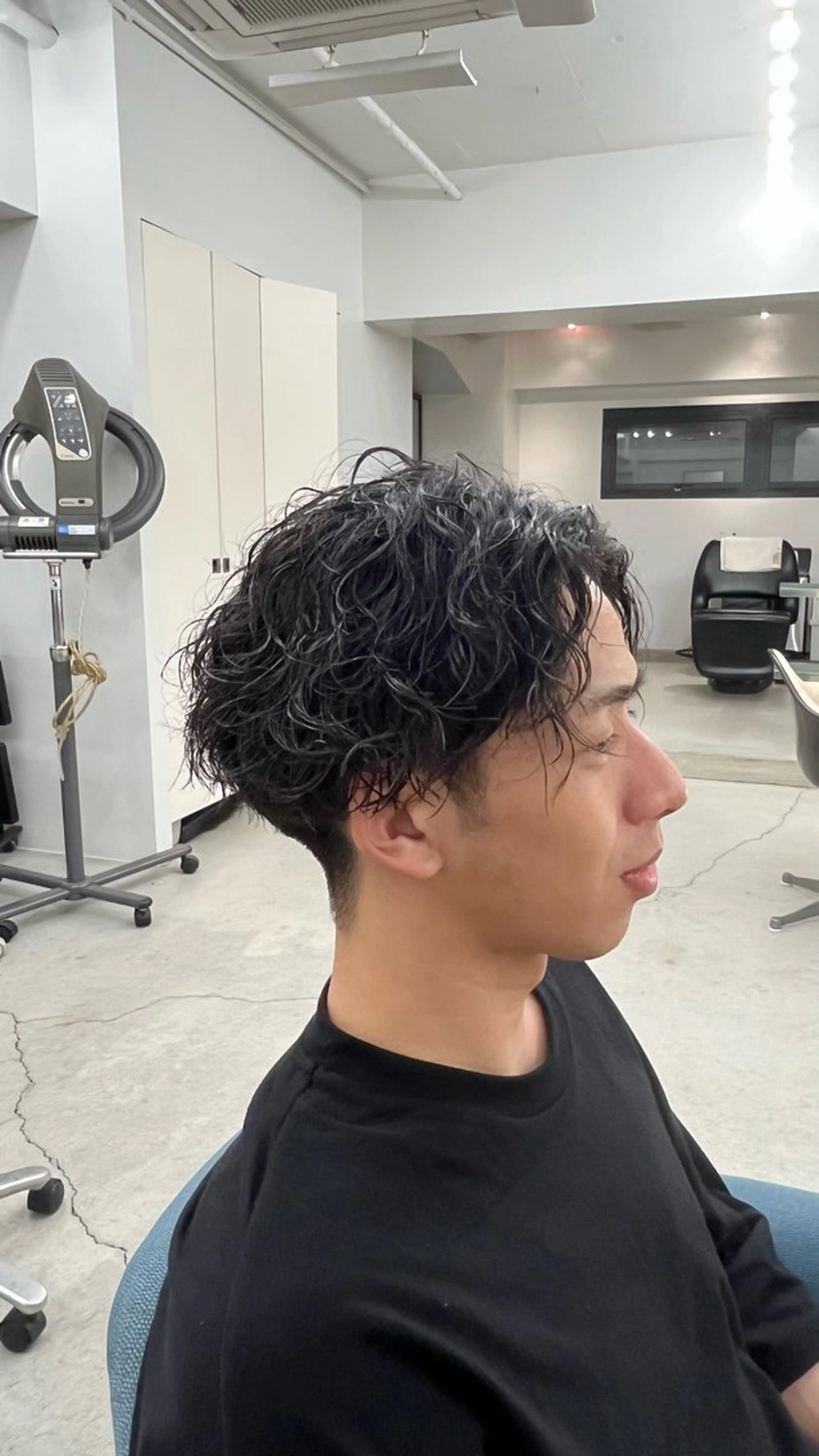 メンズ センターパート フェザーパーマ メンズパーマ カット パーマ メンズカット/パー マ/川越/成田最のヘアスタイル