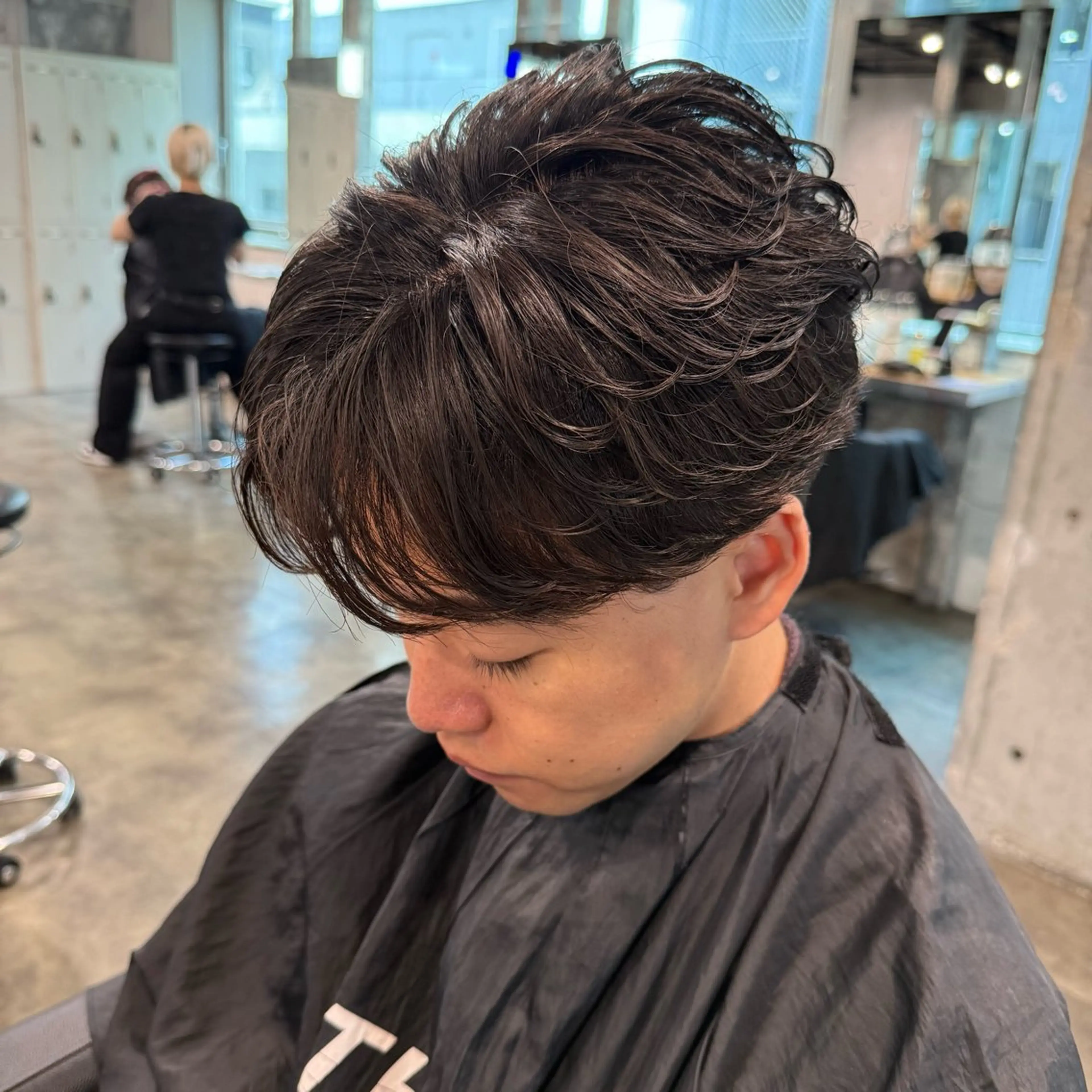 ショート カラー パーマ ヘアアレンジ メンズ キッズ 🔷横浜1のパーマ 職人🔷将太郎のヘアスタイル