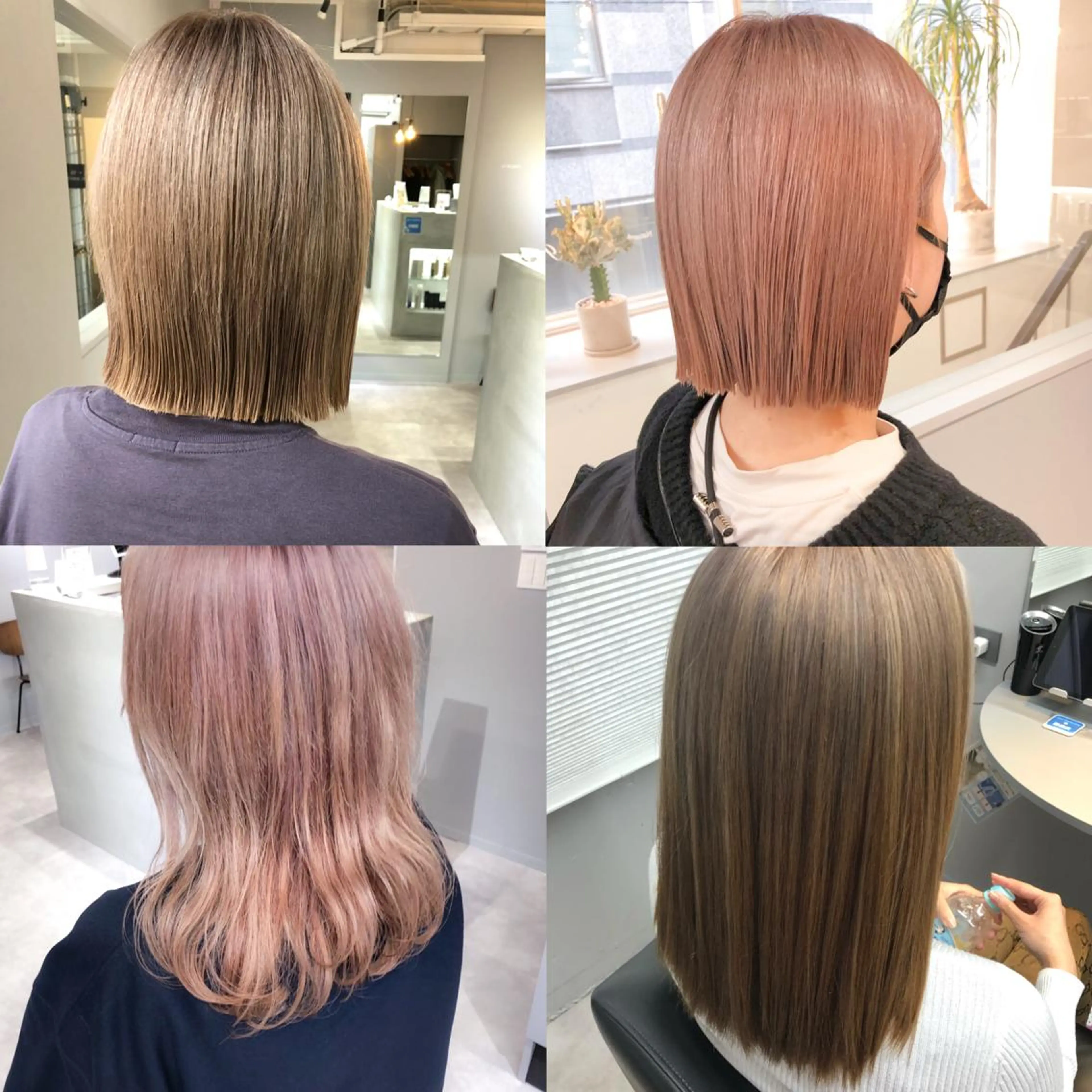 ミディアム カラー ヘアアレンジ CheRiR【シェリール】所属・cherir髪質改善 パーソナルカラー診断のヘアスタイル
