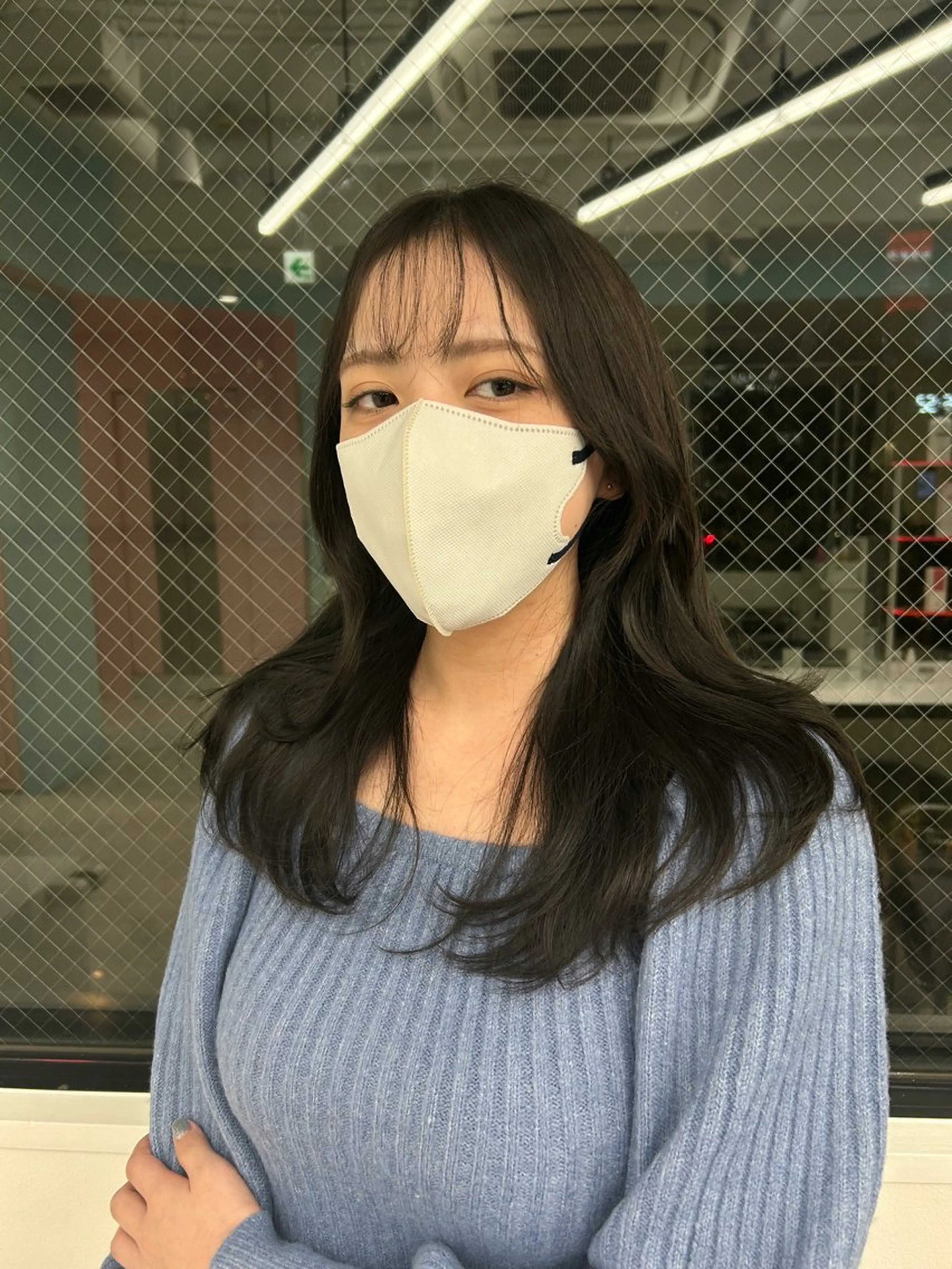 ロング カラー カット ヘアカラー トリートメント ヘッドスパ 履歴修正屋さん／ ブロンド／ホワイトのヘアスタイル