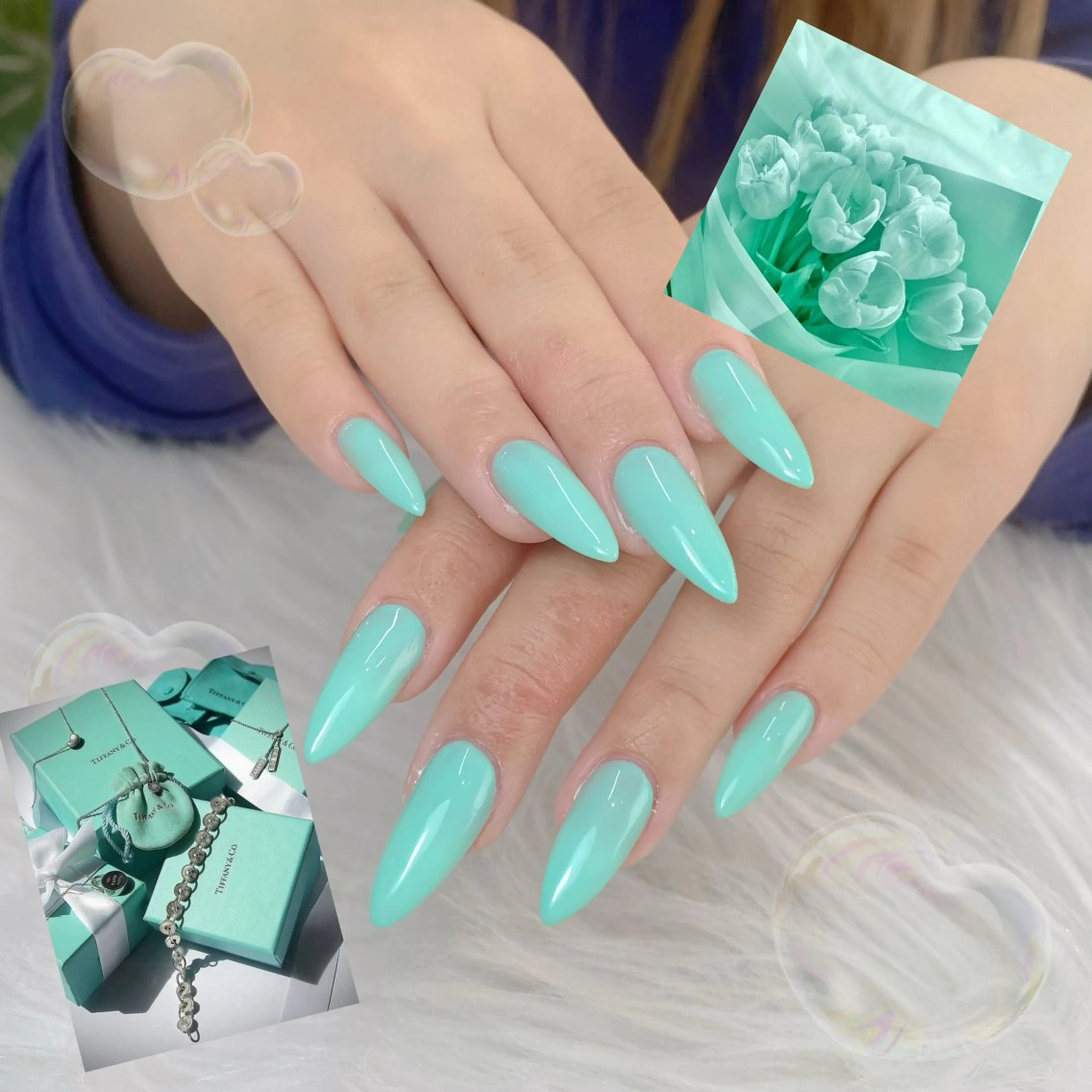 カラー グラデーションカラー ピンクカラー ハンドネイル AIN Nailのネイルデザイン