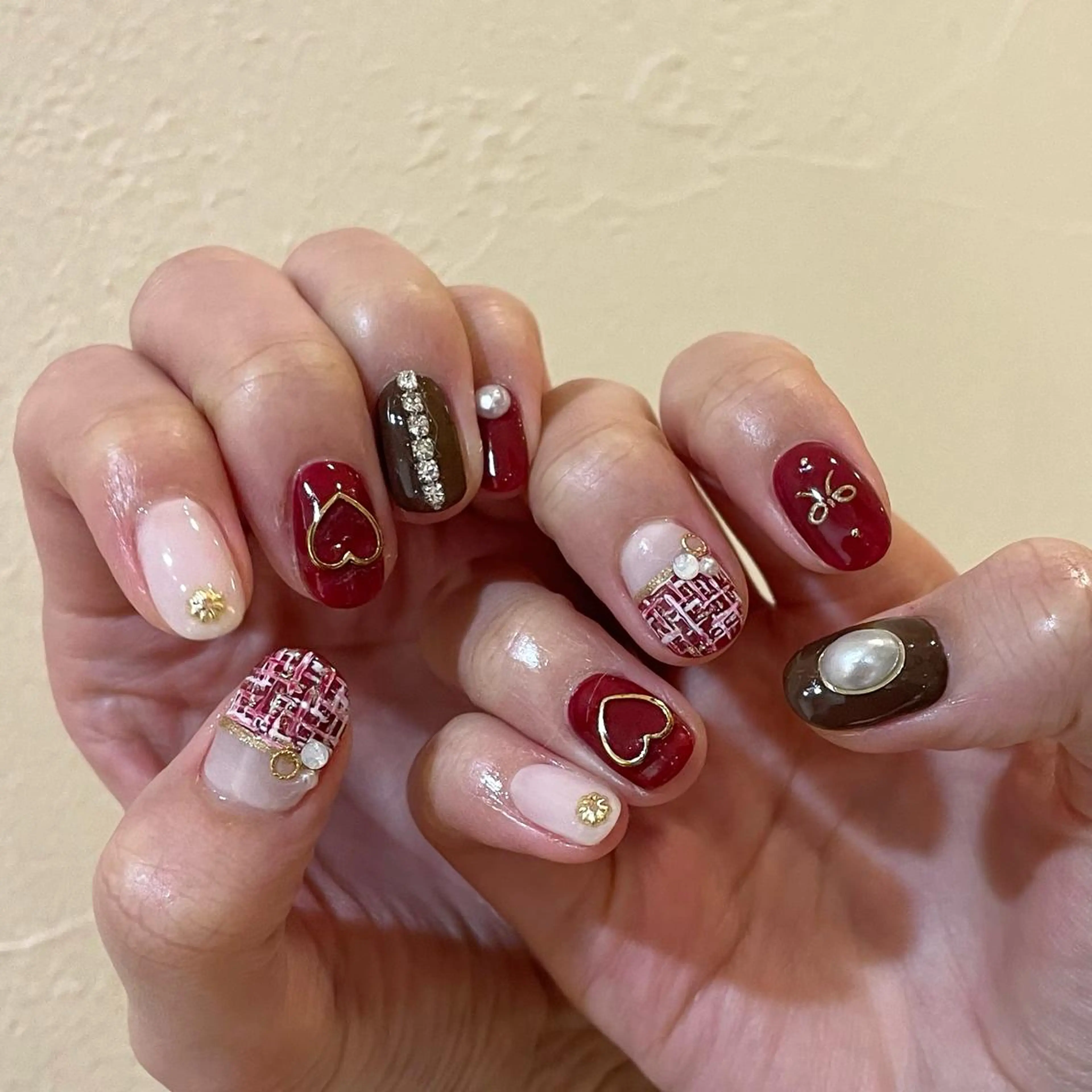 ネイル ハンドネイル 新井 ひなののネイルデザイン