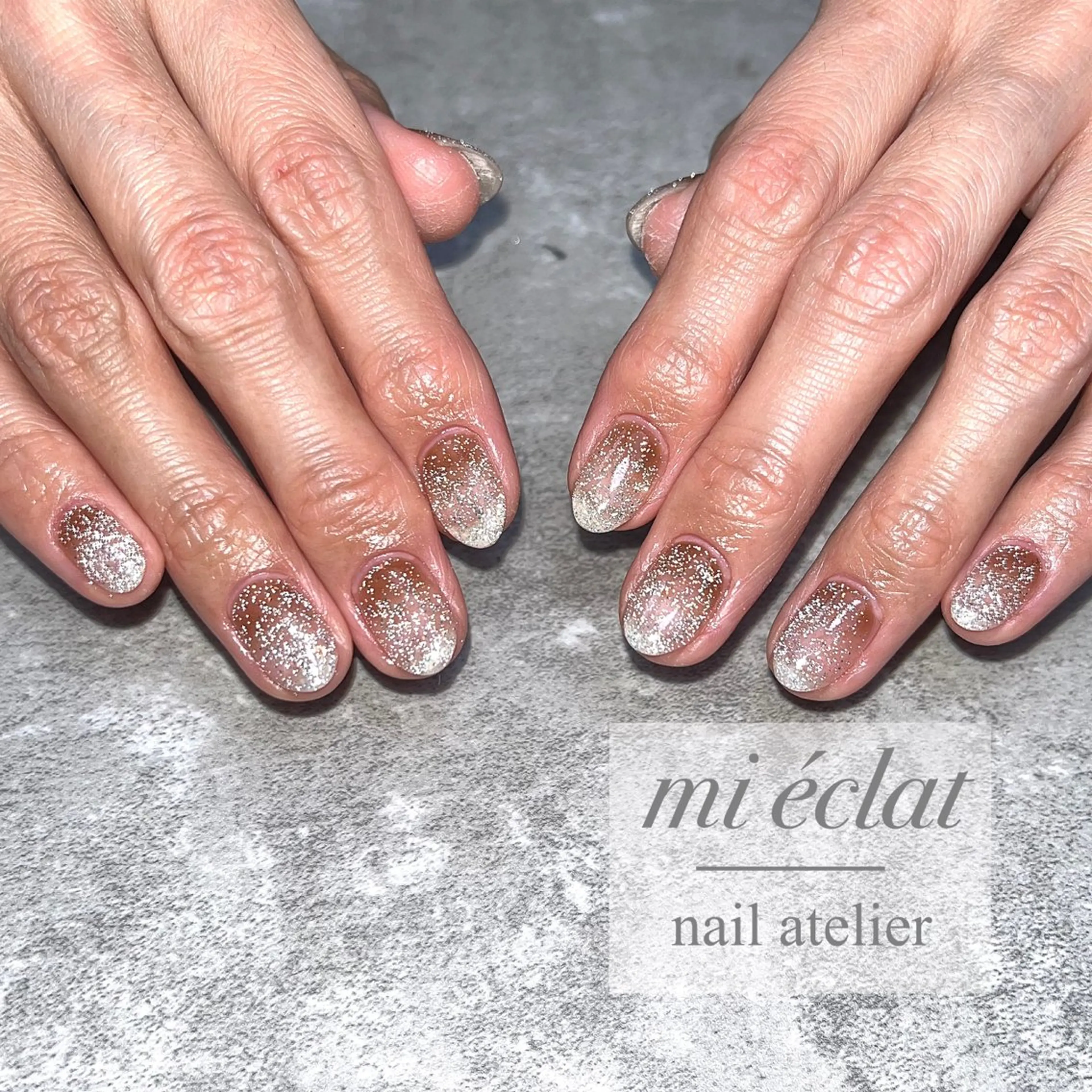 ネイル アートネイル フラッシュネイル mi éclat ミ　エクラのネイルデザイン