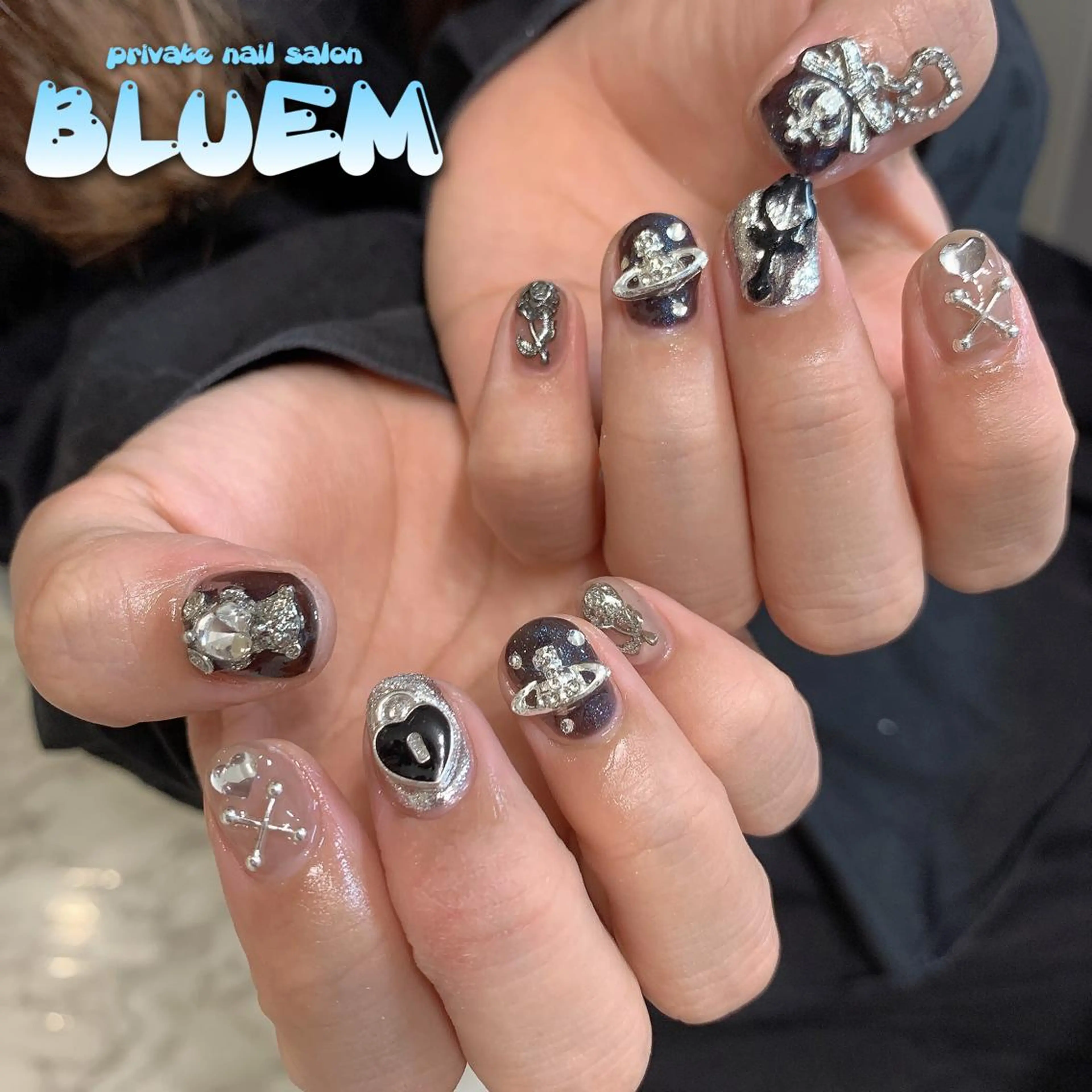 ネイル ハンドネイル BLUEM なな🐶のネイルデザイン