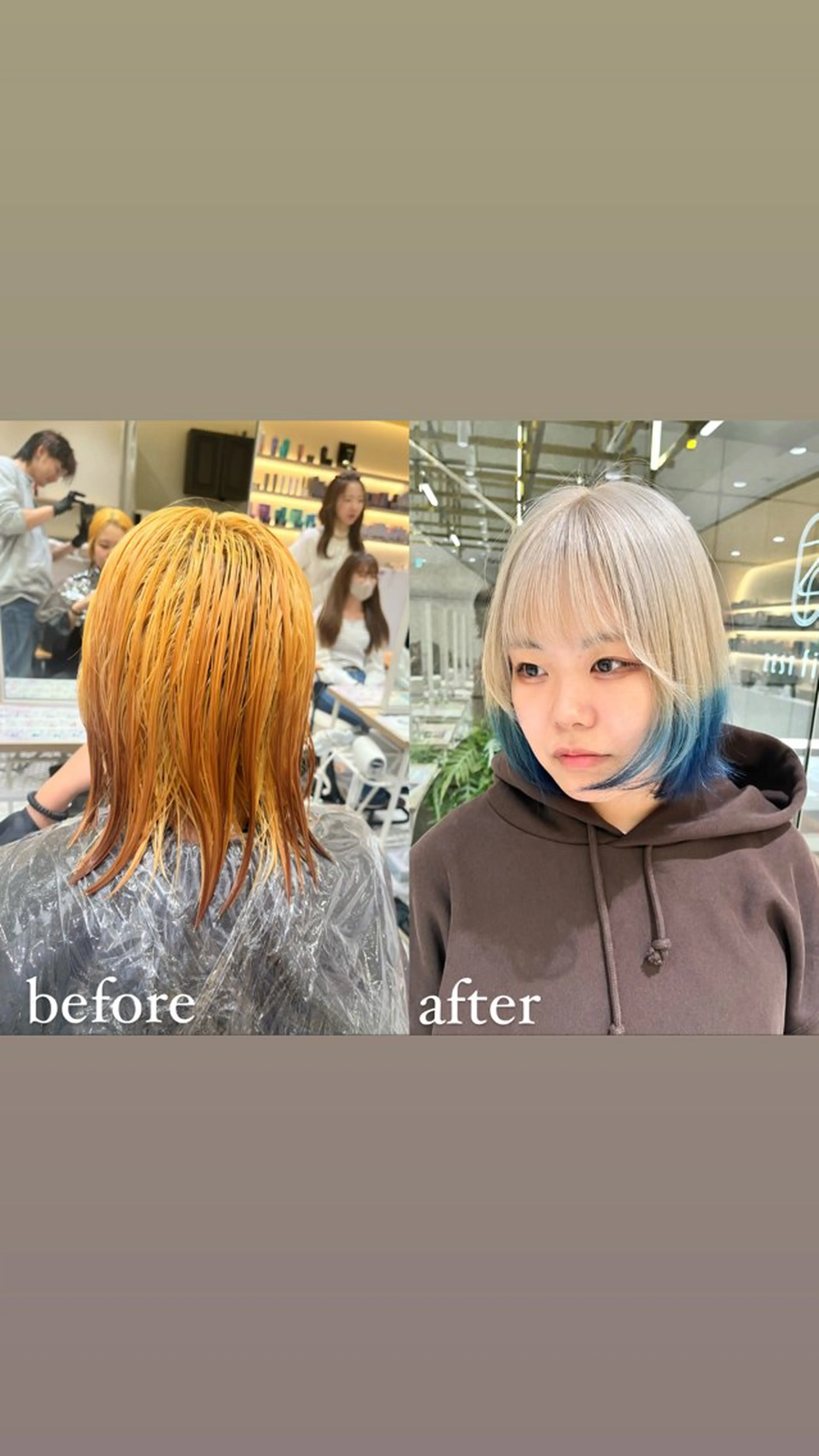 ミディアム カラー 黒髪 ブルーカラー ブルーブラック ダブルカラー グラデーションカラー カット ヘアカラー トリートメント 🥇メンズパーマ /縮毛矯正/木村神心のヘアスタイル