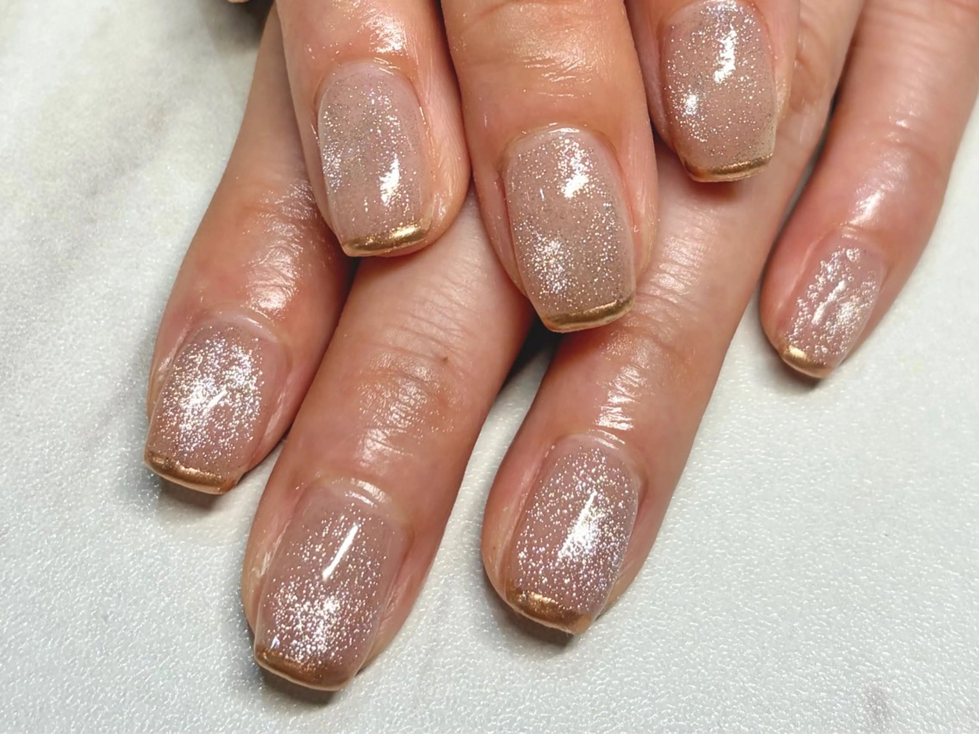 ショート ハンドネイル トータルビューティーサロンBeautiful Me,牛久店所属・Beautiful Me, Aiのネイルデザイン