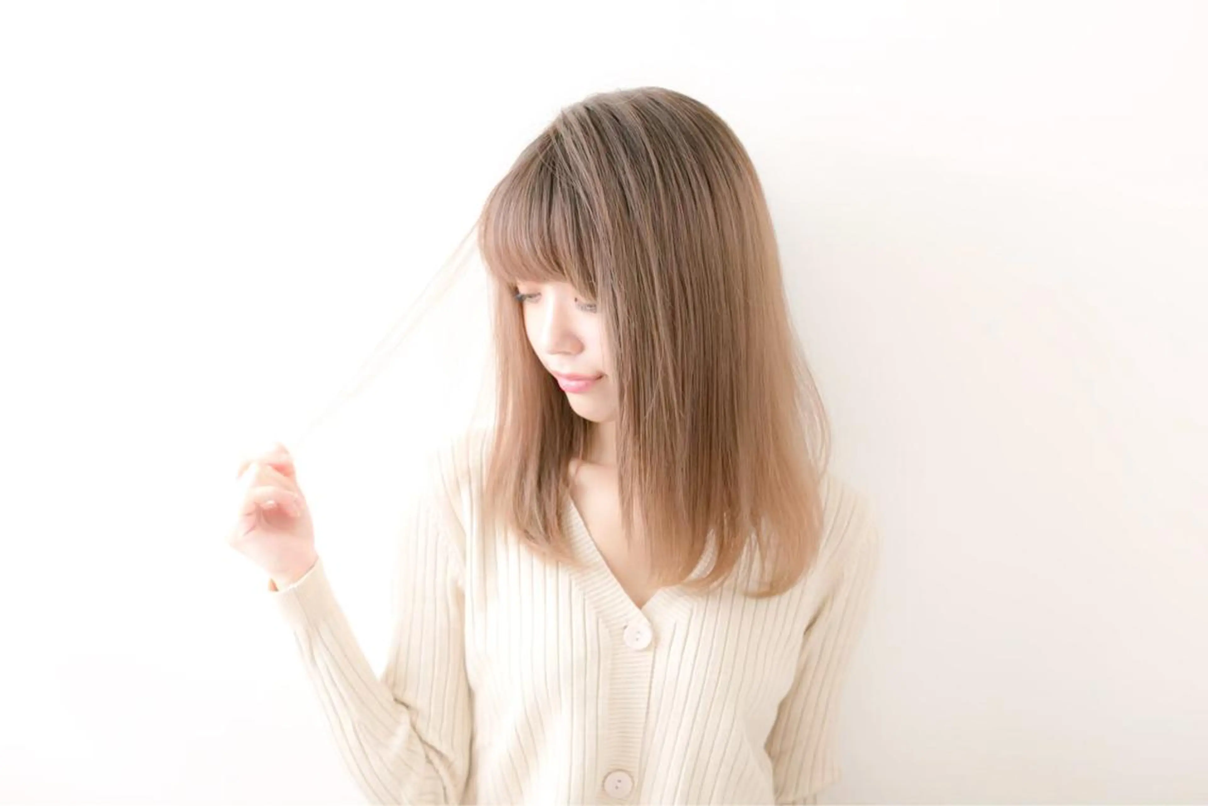 ミディアム カラー ヘアカラー トリートメント 髪質改善/ブリーチ 田代 龍我のヘアスタイル