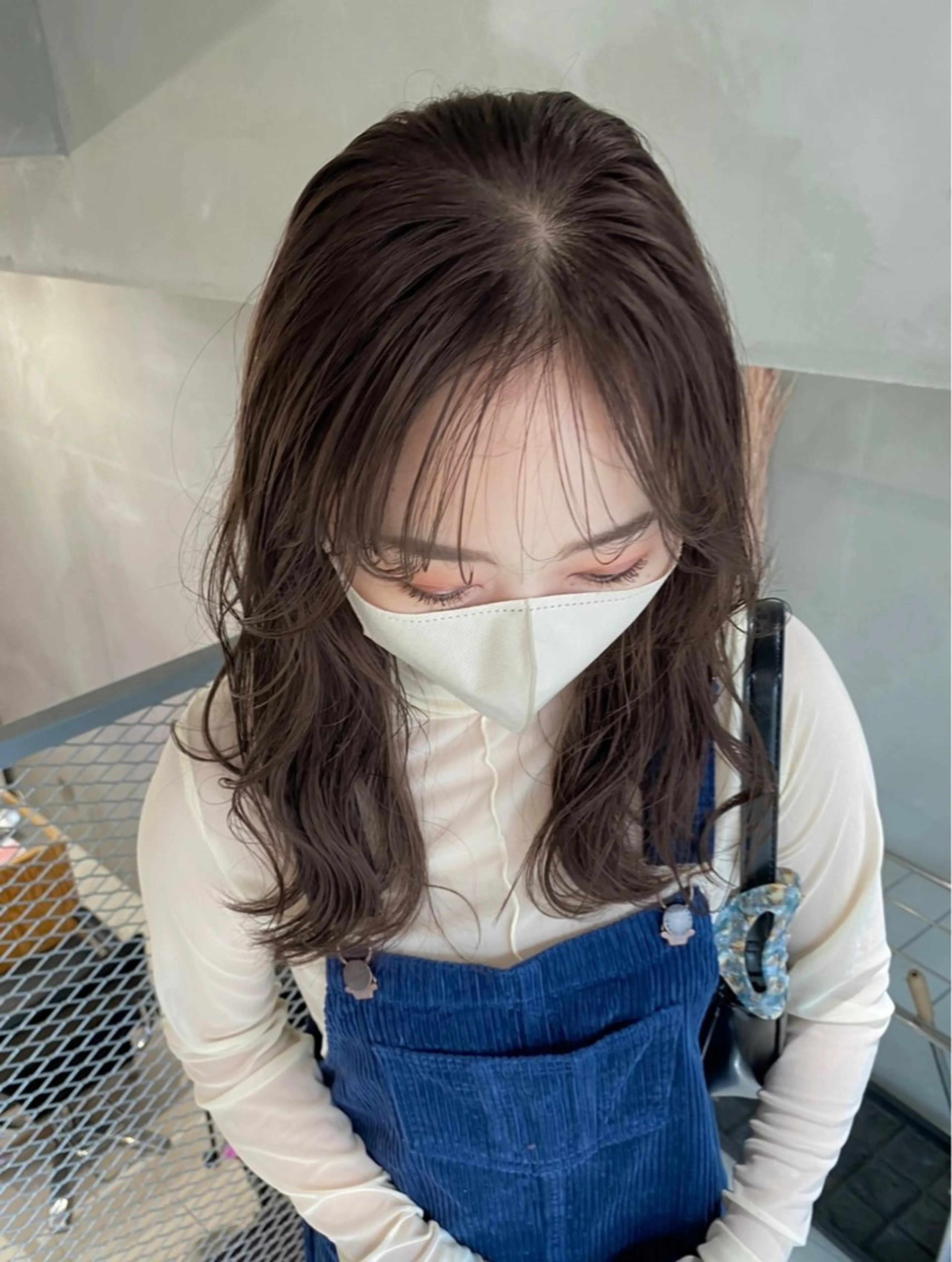 セミロング カット ヘアカラー トリートメント 髪質改善 Tsukinaのヘアスタイル